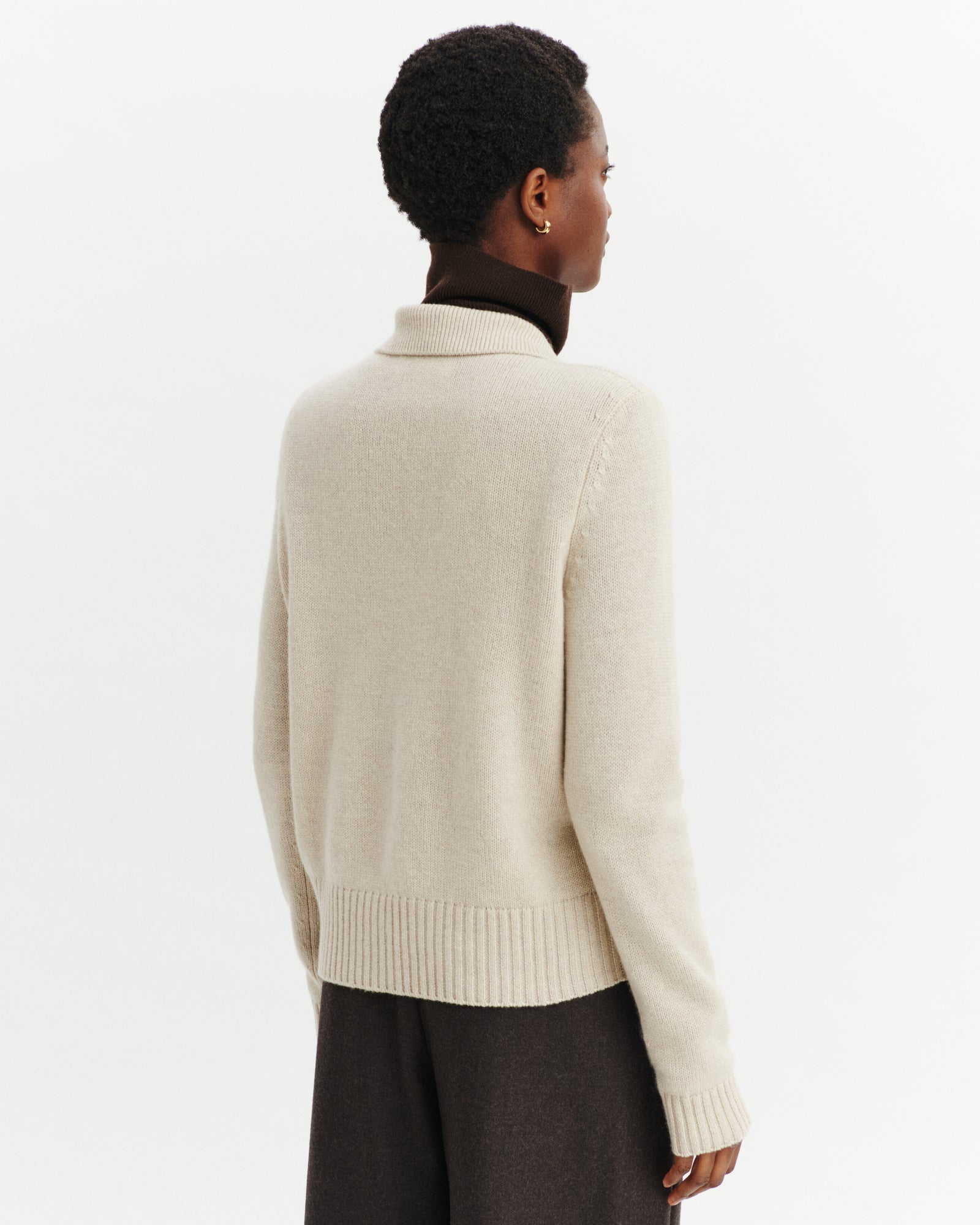 Cardigan col polo Lison-AVOINE-100% cachemire