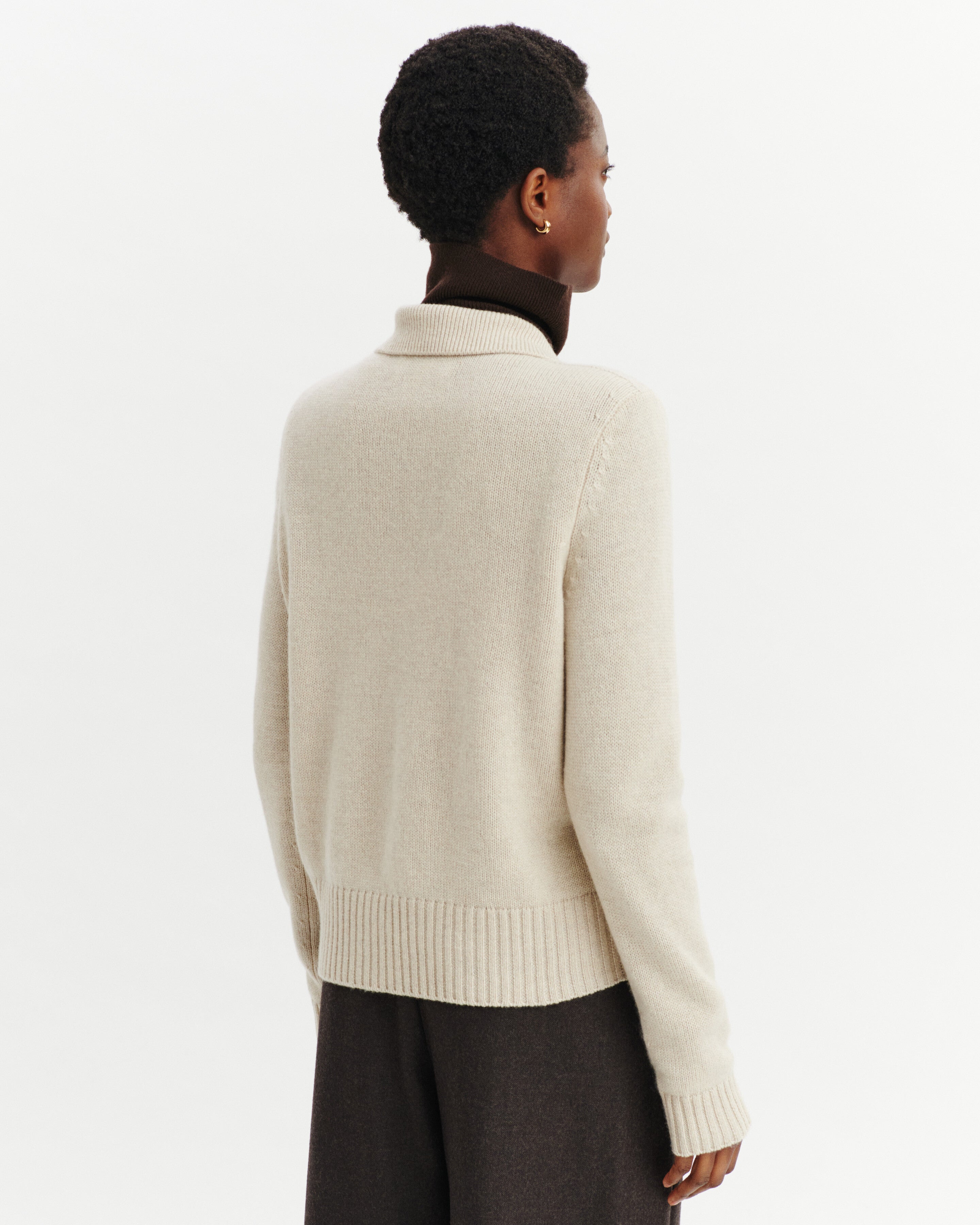 Cardigan col polo Lison-AVOINE-100% cachemire