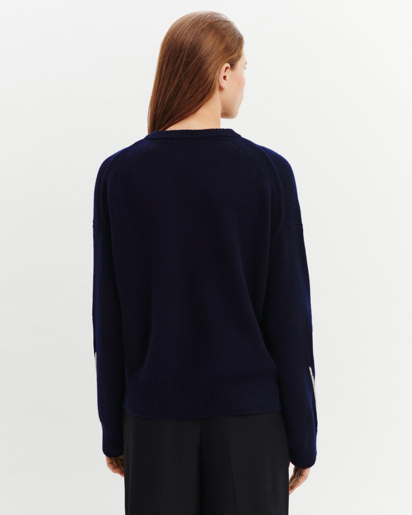 Pull col rond Léonie-MARINE/AVOINE-100% cachemire