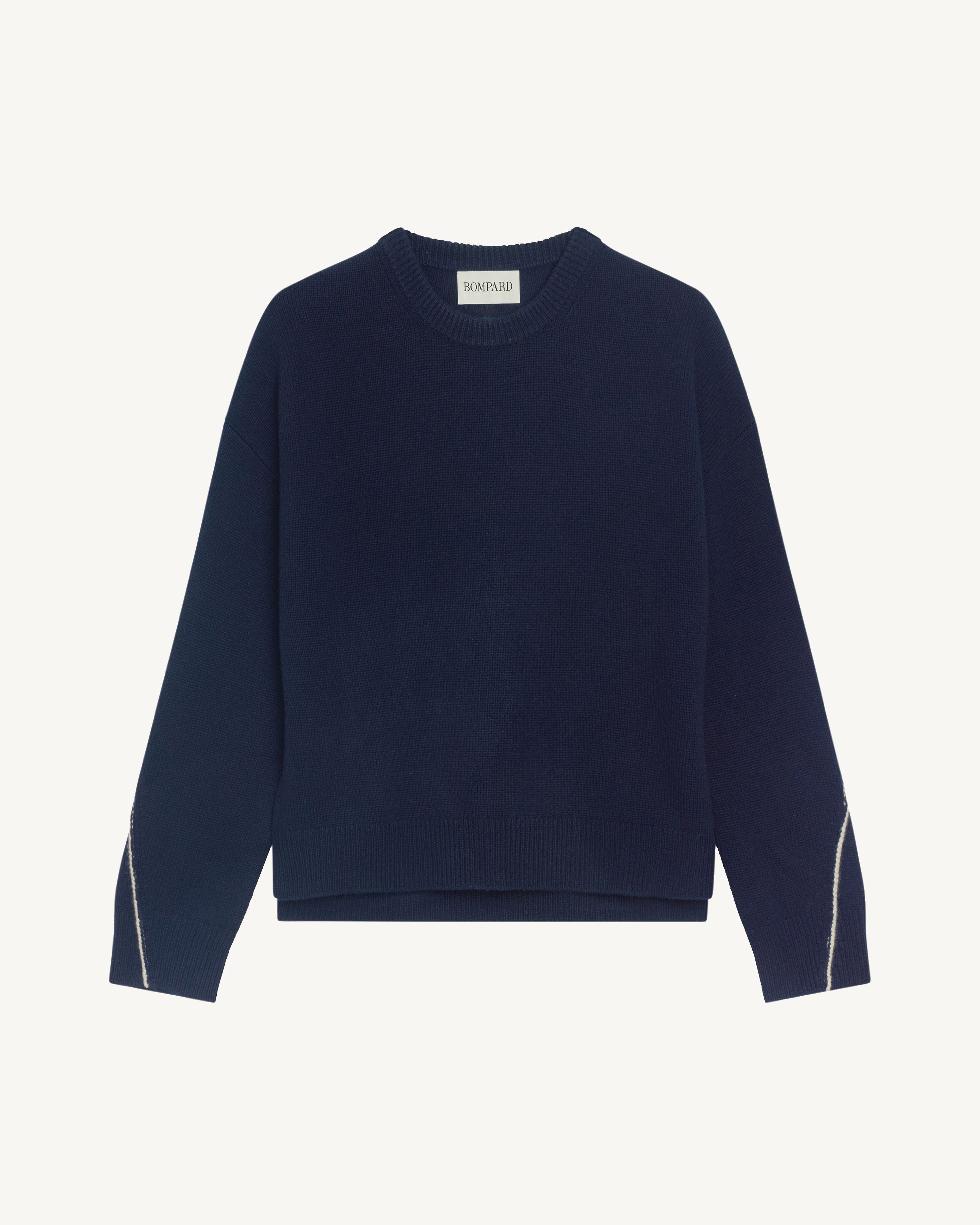 Pull col rond Léonie-MARINE/AVOINE-100% cachemire