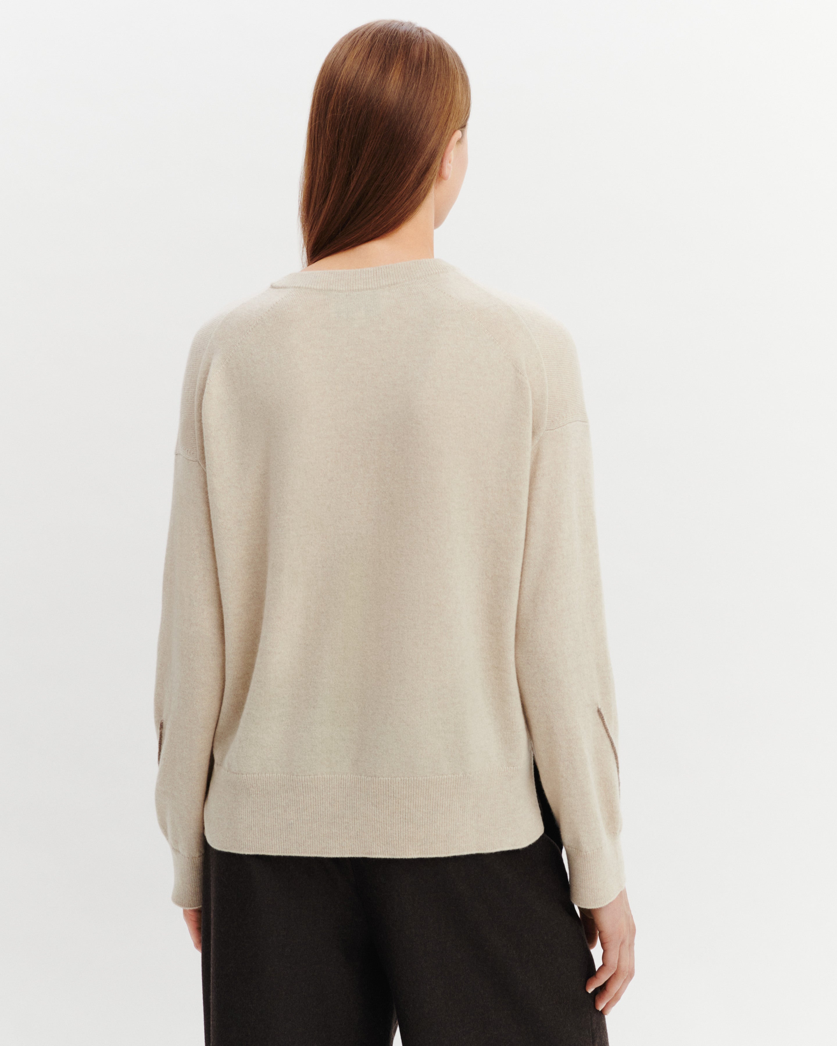 Pull col rond Célèste-AVOINE/MILLET-100% cachemire