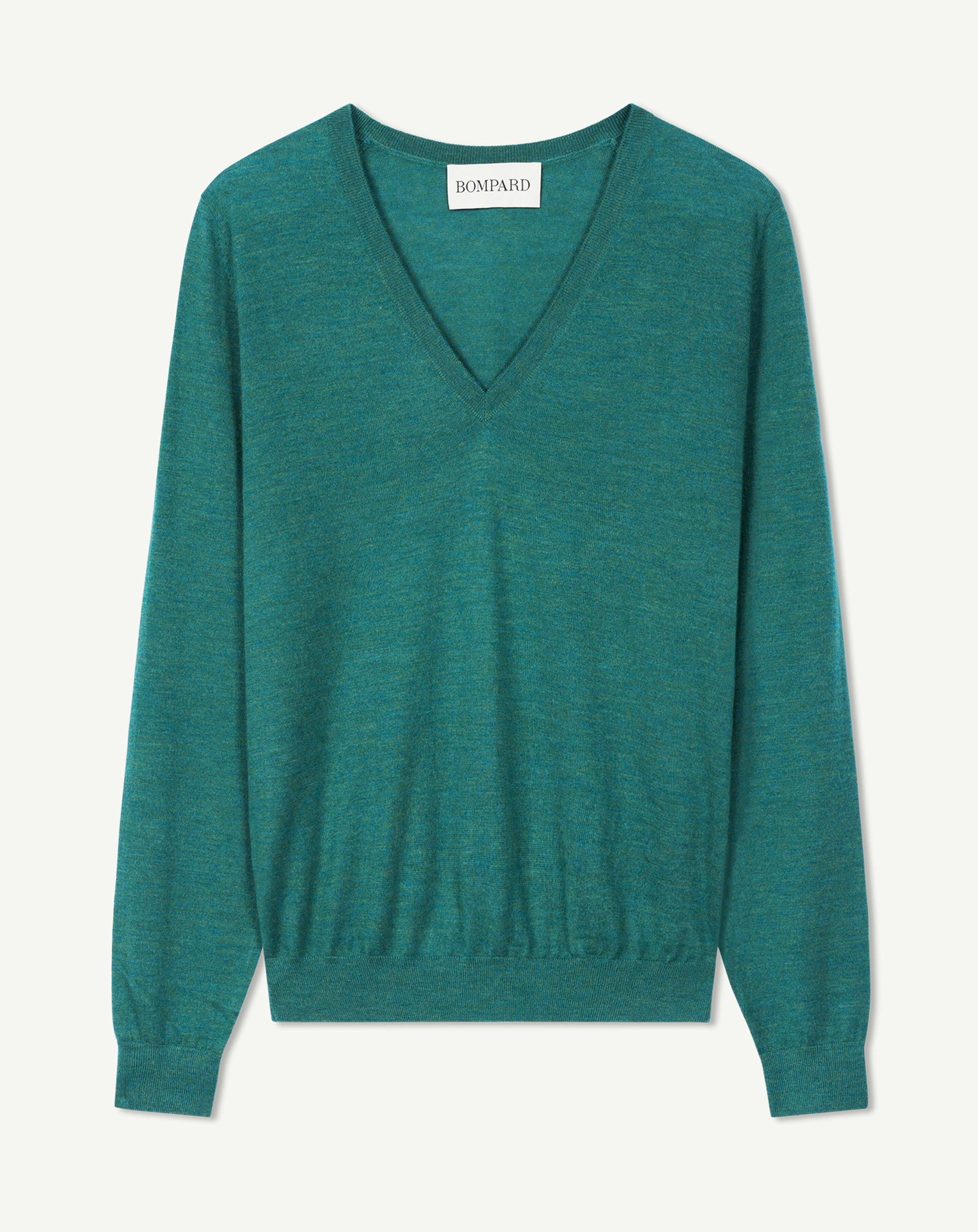 Pull col V ultrafin-CEDRE-100% cachemire