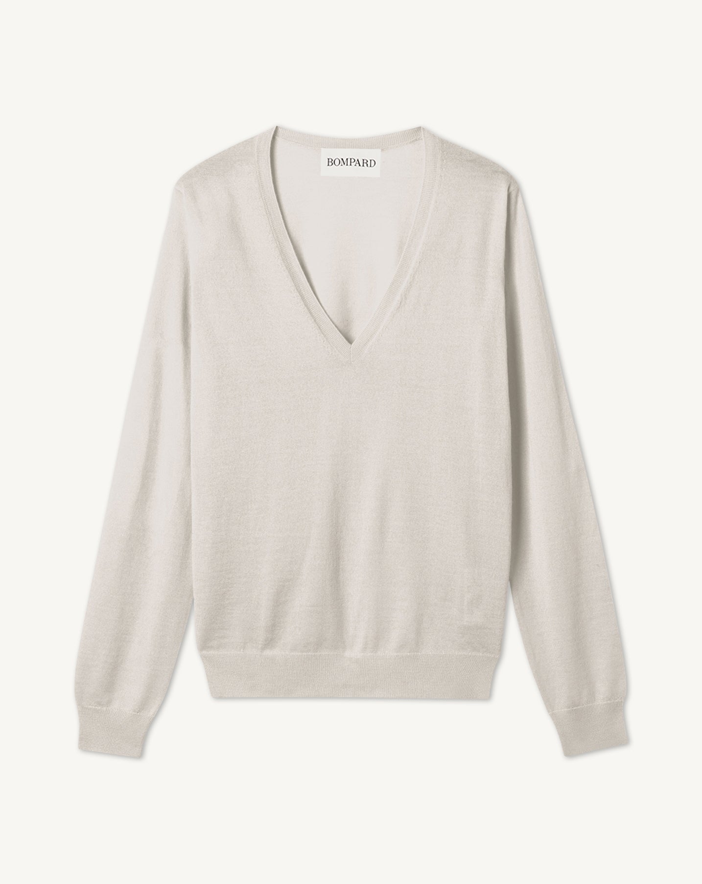 Pull V ultrafin-PLATRE-100% CACHEMIRE