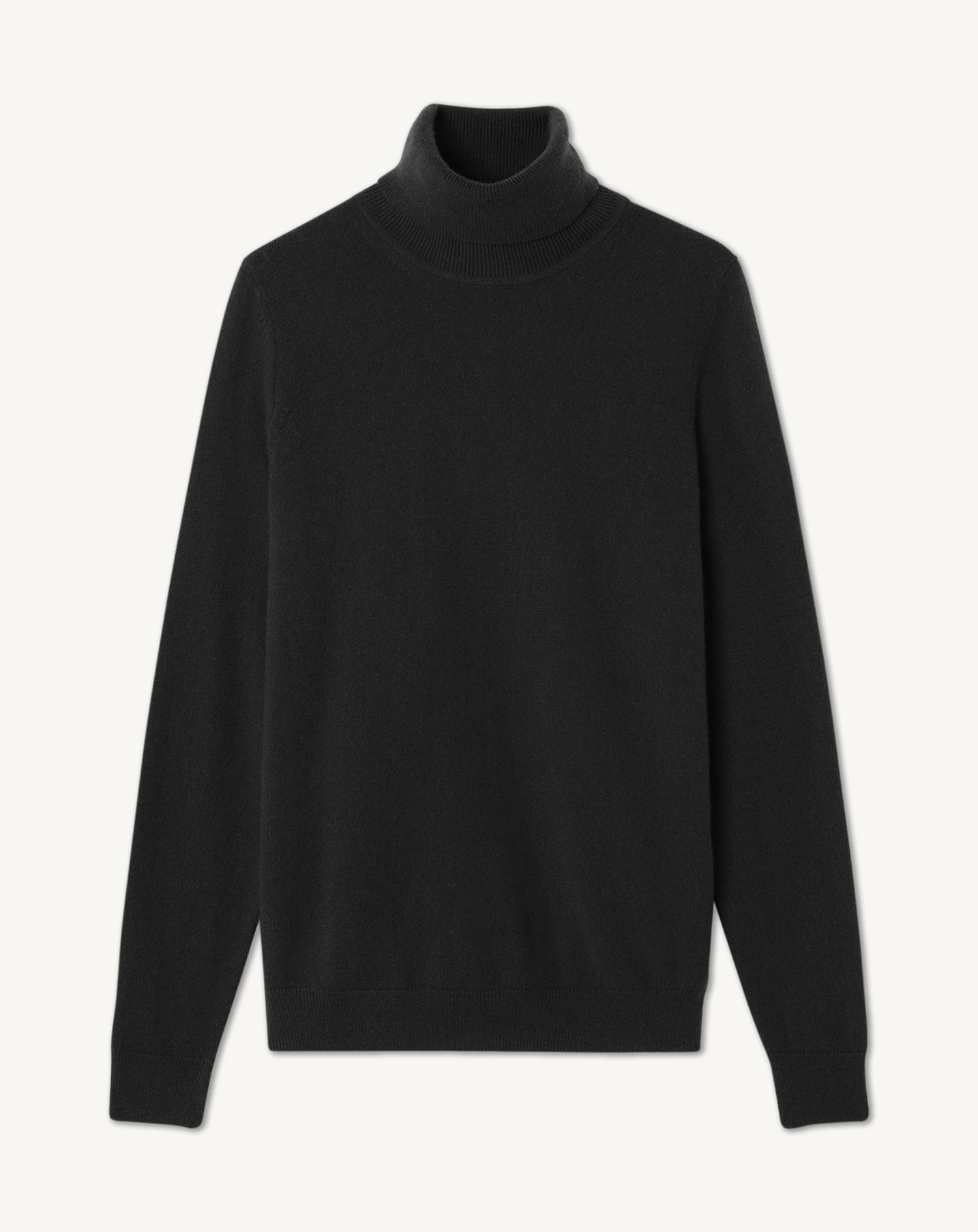 Classic turtleneck pullover in Cachemire Women black | Eric Bompard
