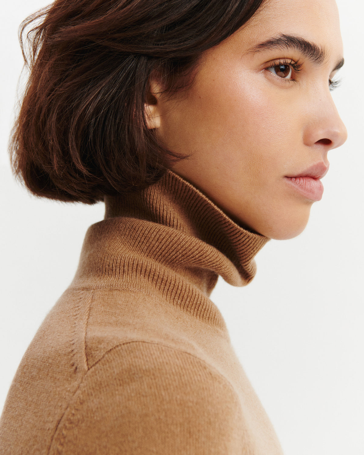 Pull col roulé Origines-KRAFT-100% cachemire