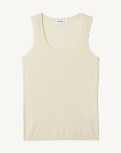 Débardeur ultrafin-NATUREL-100% cachemire
