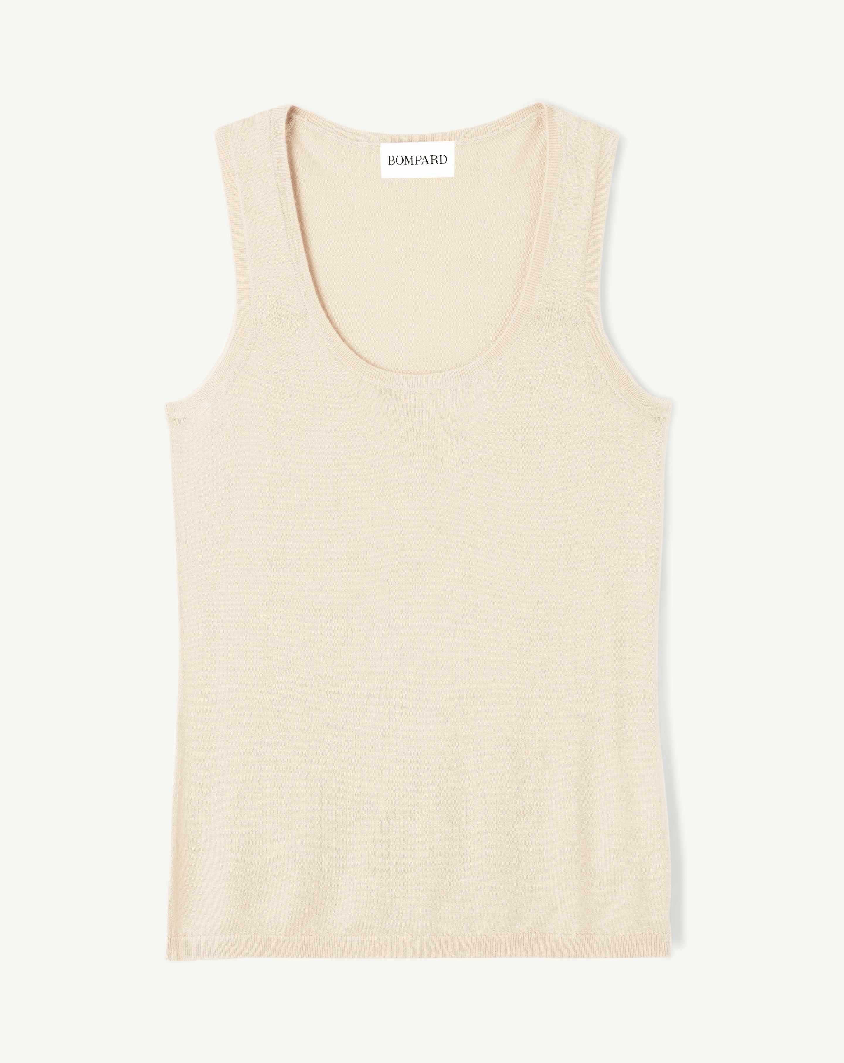 Débardeur ultrafin-NATUREL-100% cachemire
