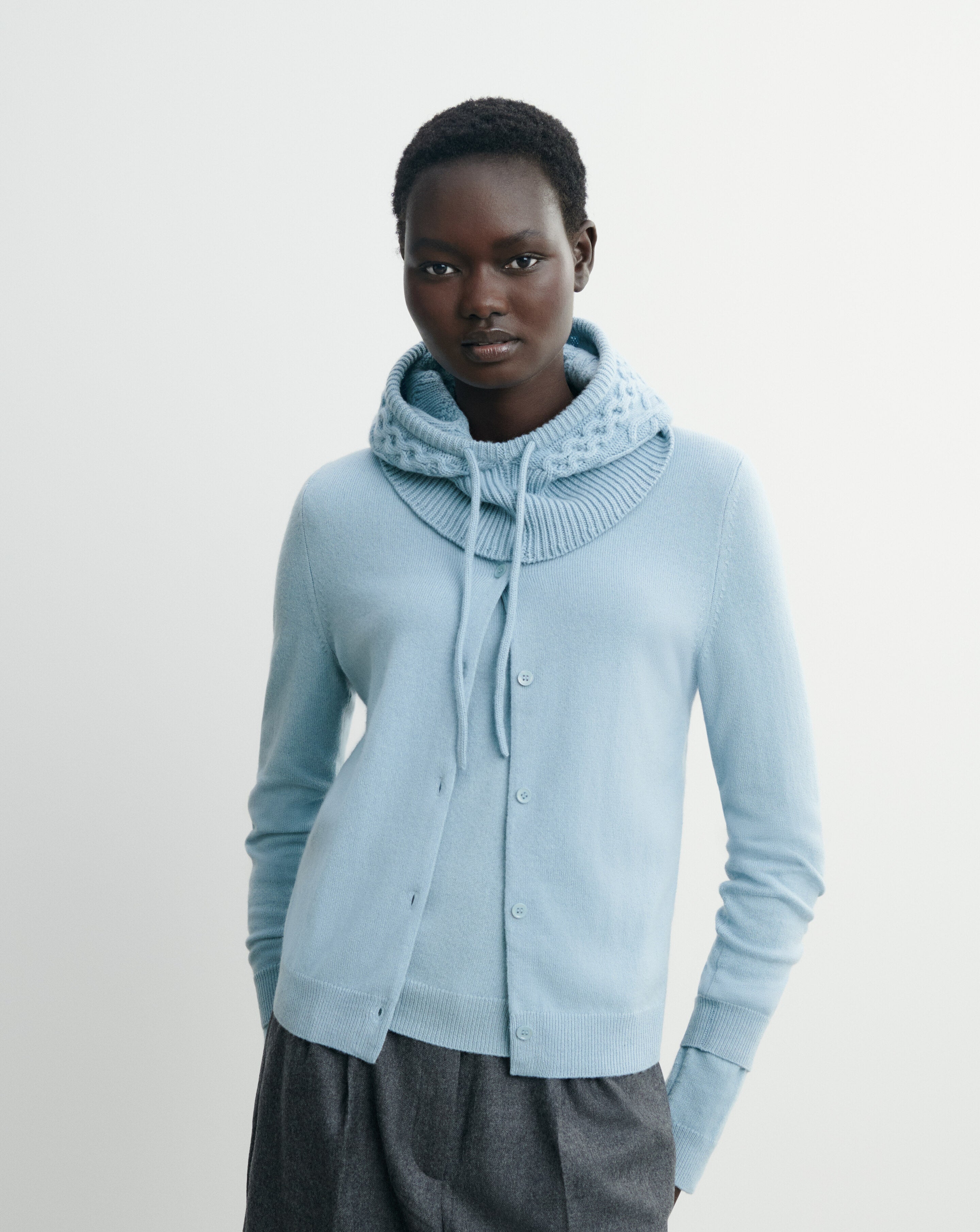 Cardigan classique Bleu concorde