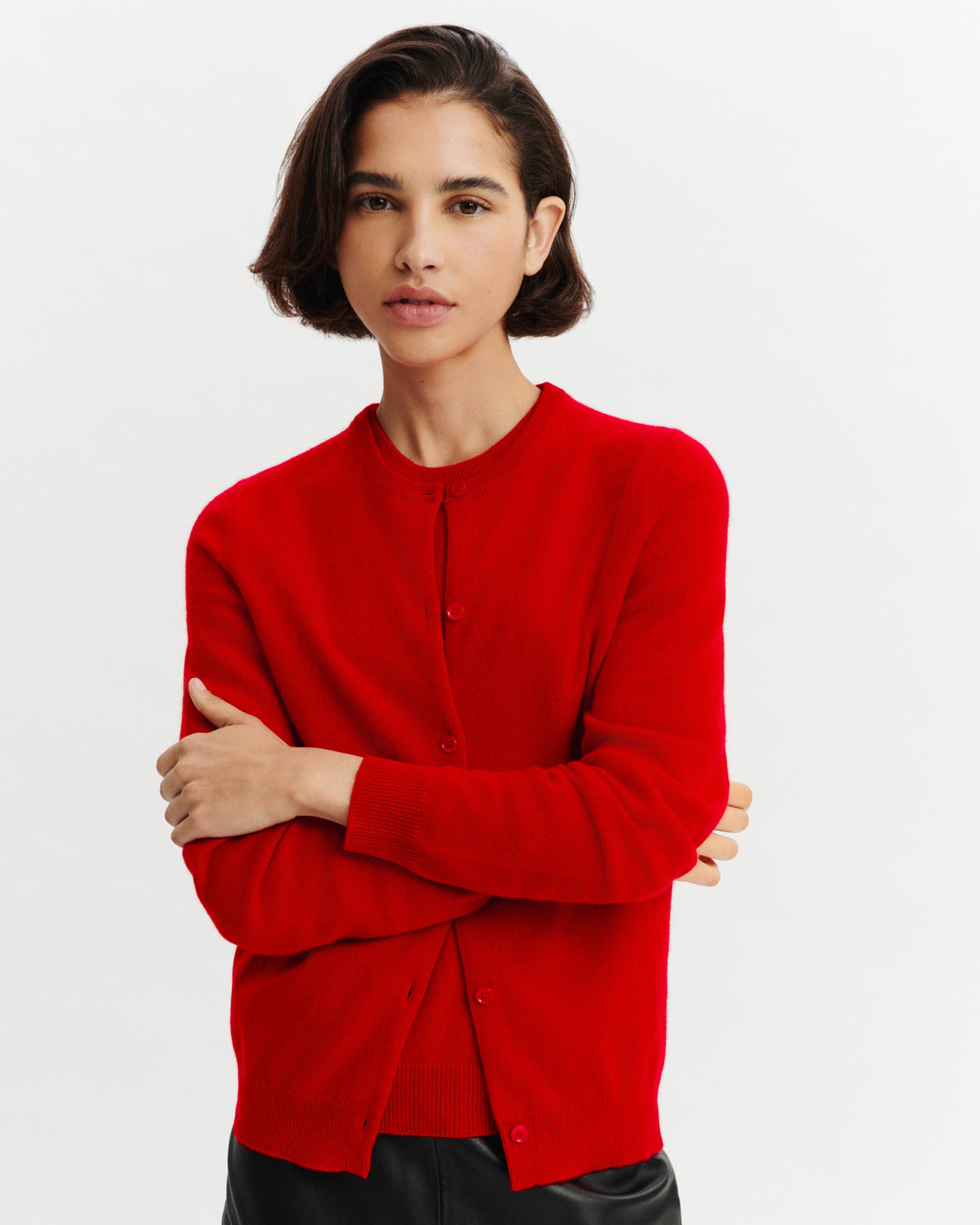 Cardigan Origines-ROUGE QUARANTE-100% cachemire