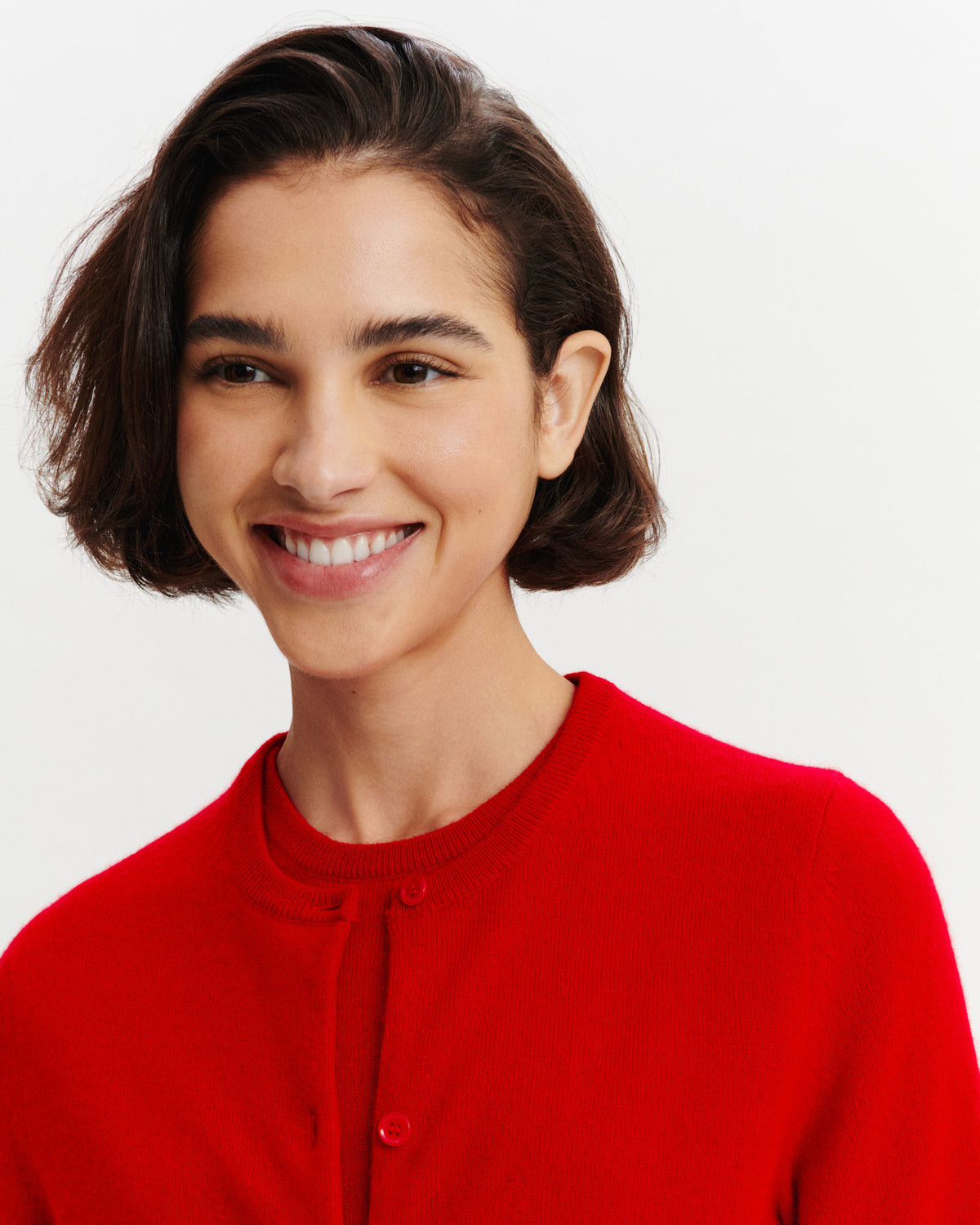 Cardigan Origines-ROUGE QUARANTE-100% cachemire