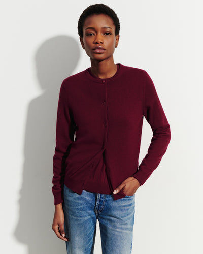 Cardigan classique-OXALIS-100% cachemire