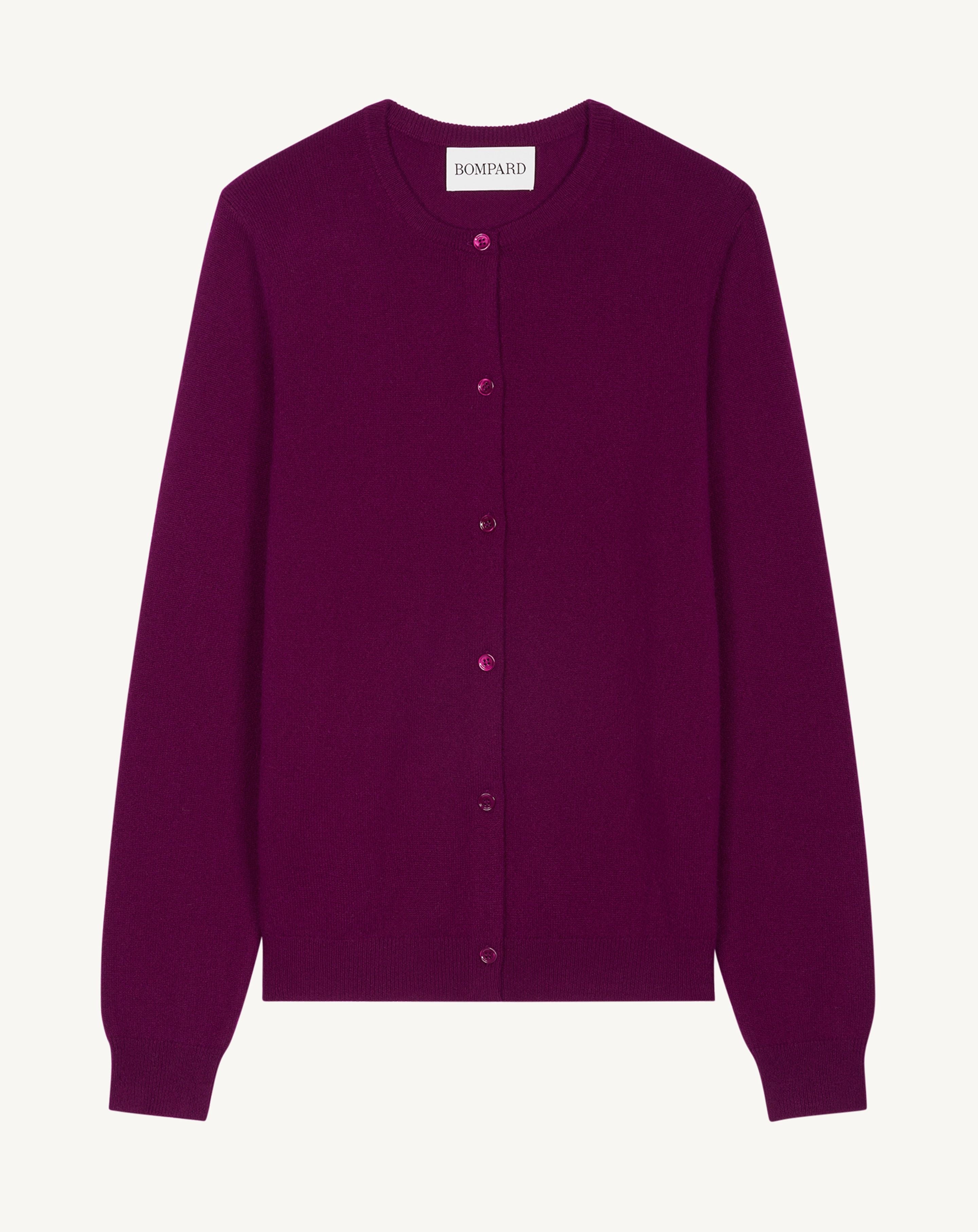 Classic cardigan in Cashmere Women oxalis | Eric Bompard