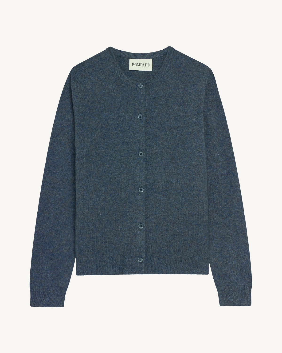 Cardigan classique-BLEU GRANIT-100% cachemire