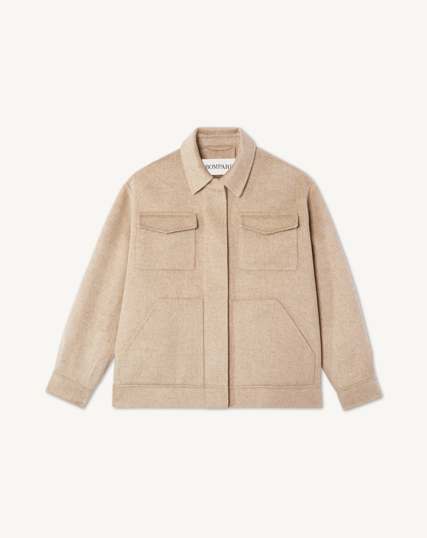 Veste double face-CORDE-90% laine 10% cachemire