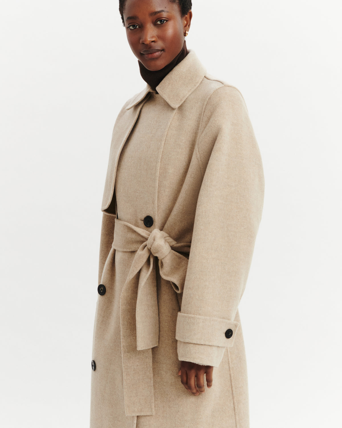 Manteau long double face-CORDE-90% laine 10% cachemire