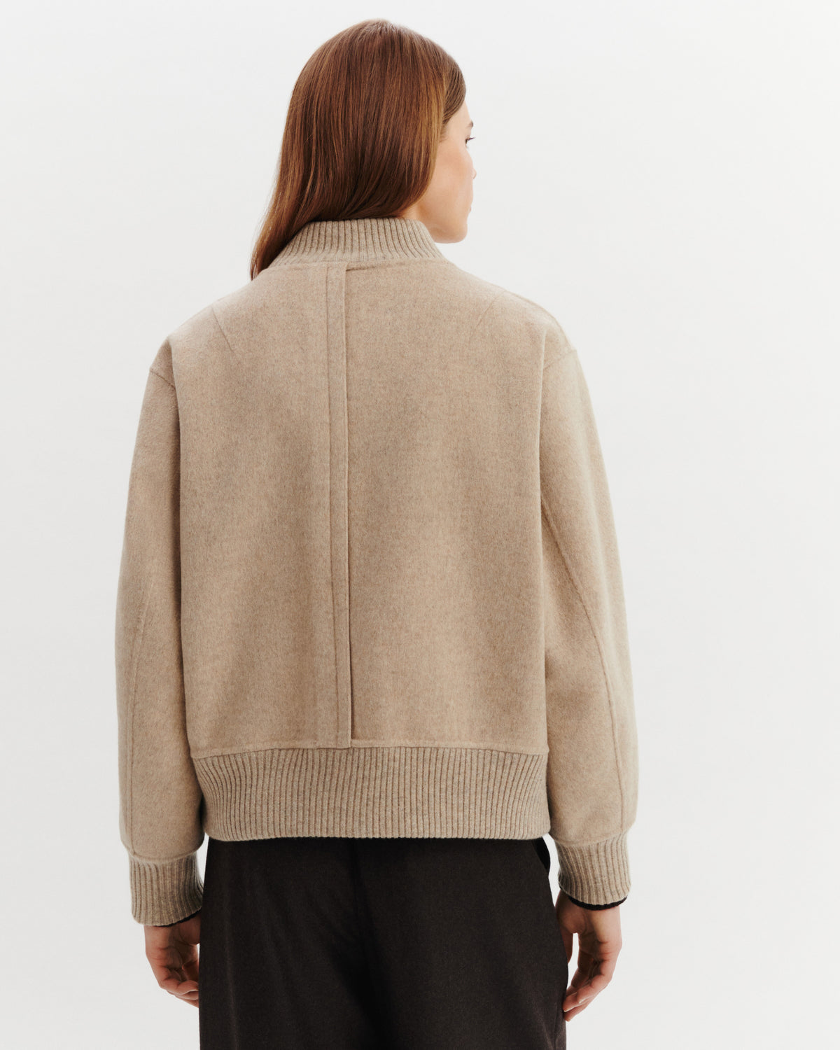 Bomber double face-CORDE-90% laine 10% cachemire Tricot - 50% laine 50% cachemire