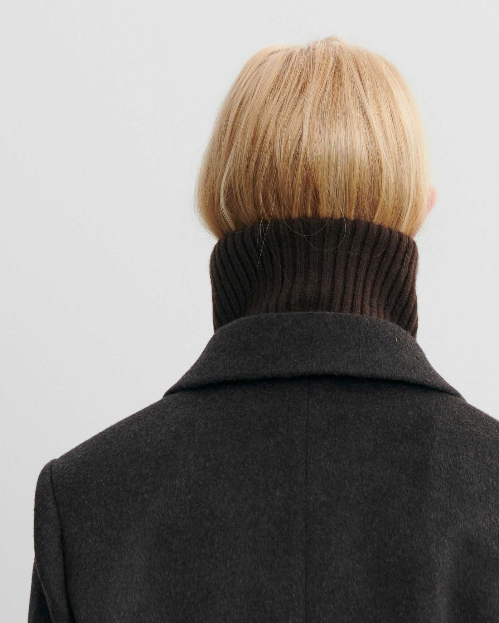 Manteau double boutonnage-WENGE-90% laine 10% cachemire Doublure : 55% polyester 45% viscose