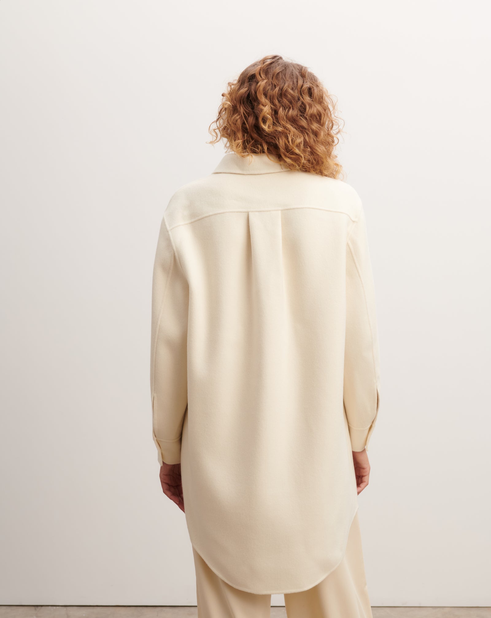 Sur chemise longue-NATUREL-90% laine 10% cachemire