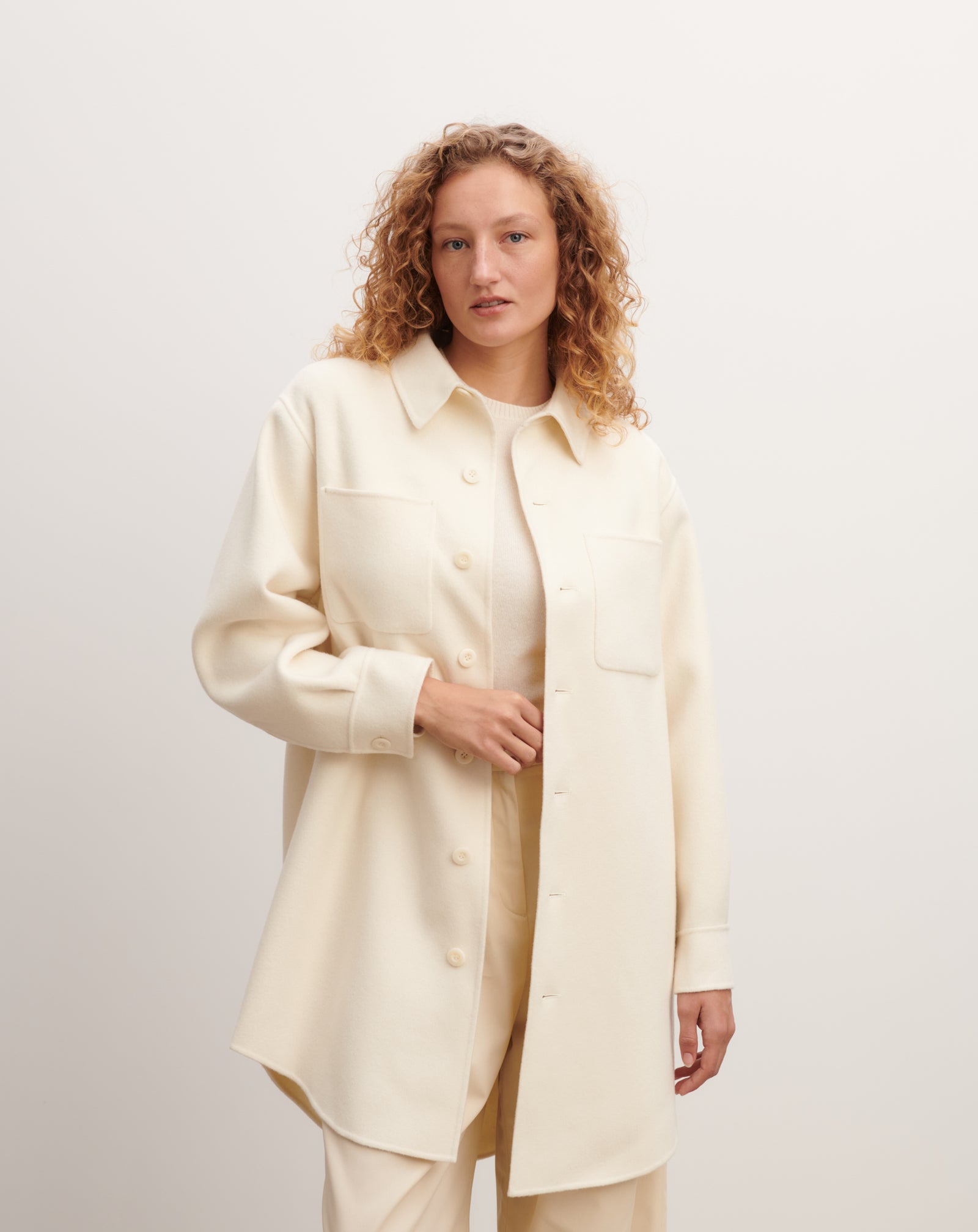 Sur chemise longue-NATUREL-90% laine 10% cachemire