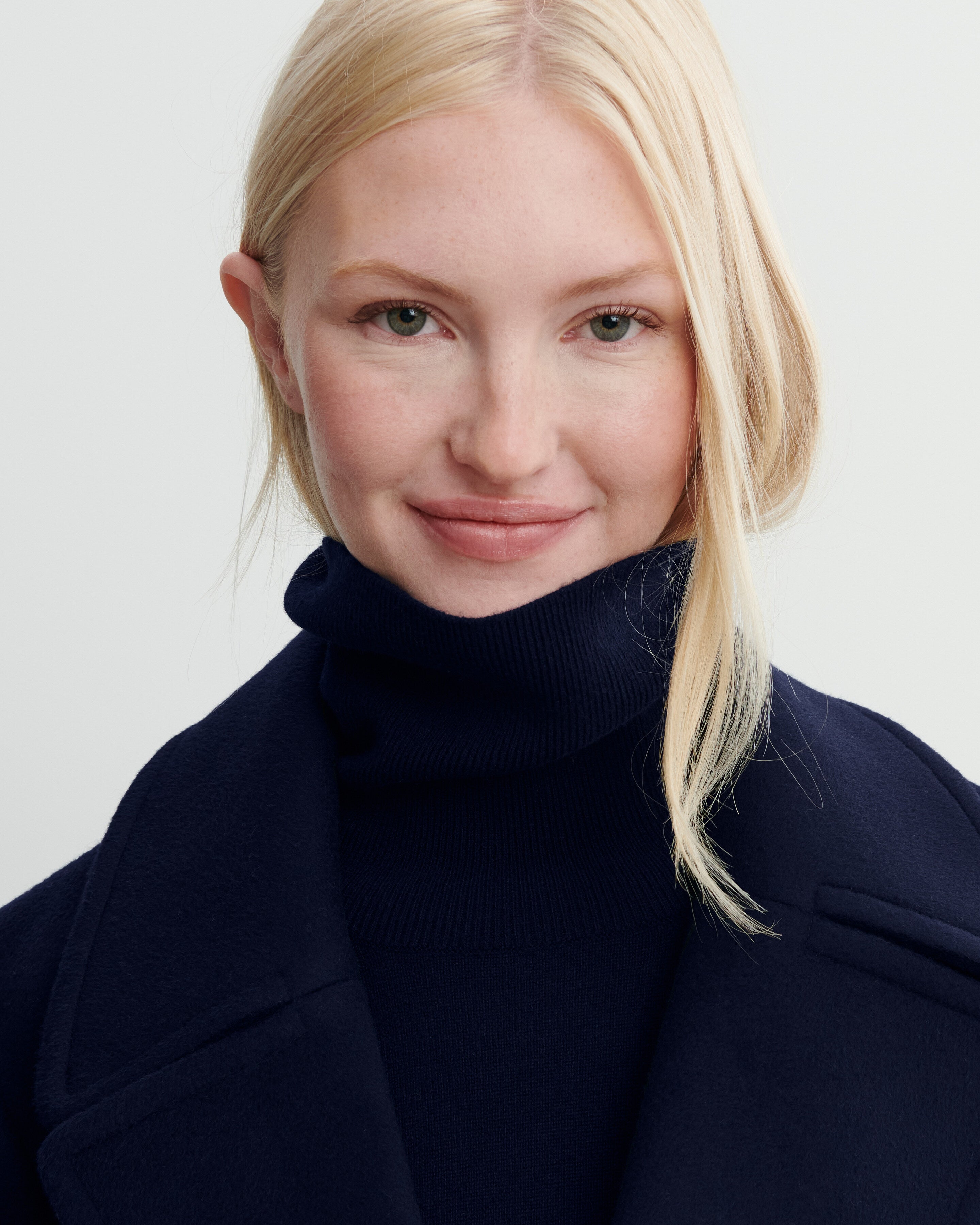 Sailor jacket with double-breasted fastening in Cashmere, Wool