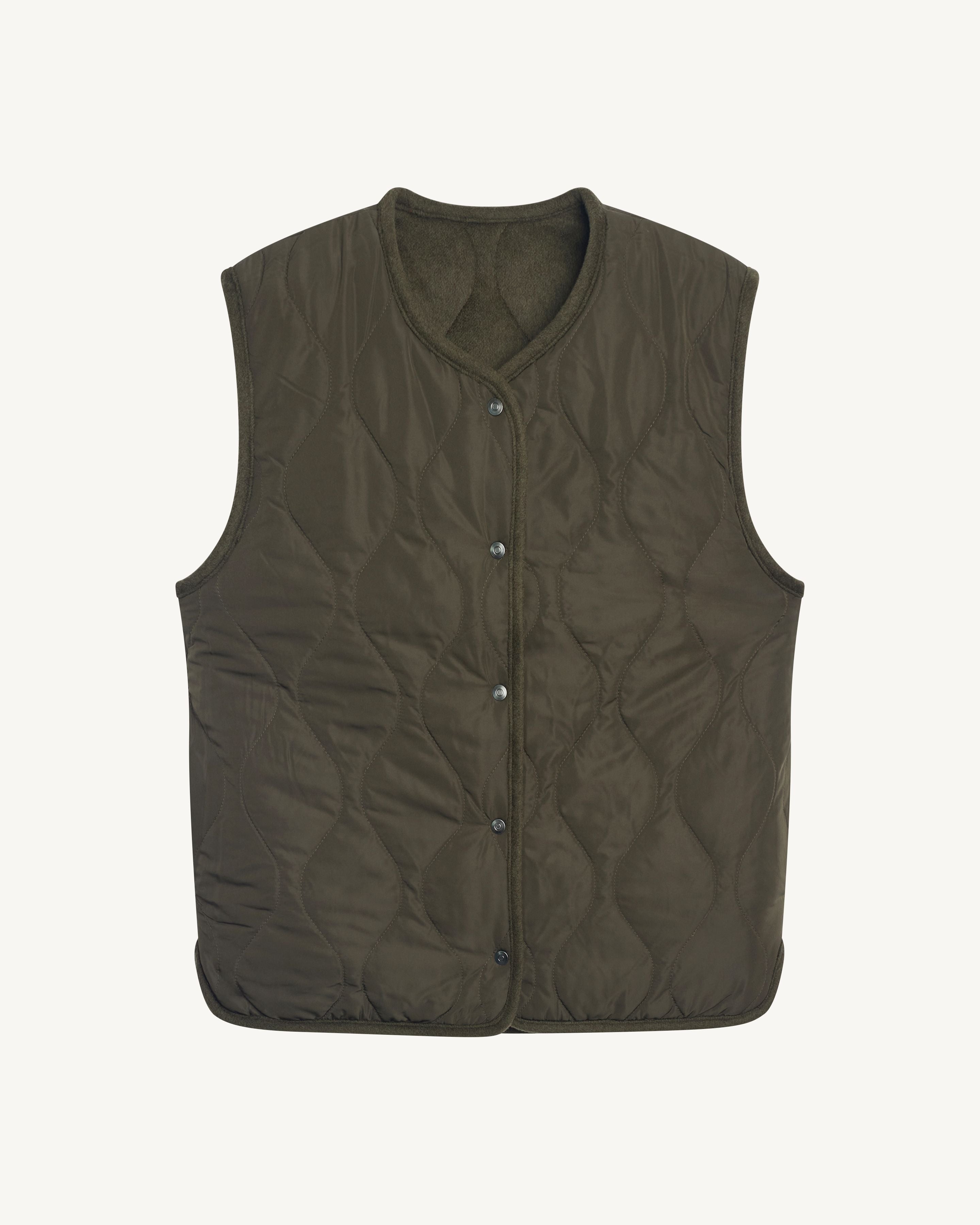 Reversible quilted jacket