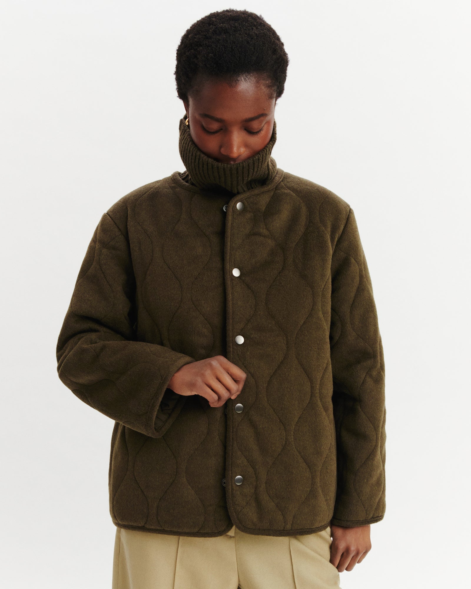 Blouson matelassé réversible