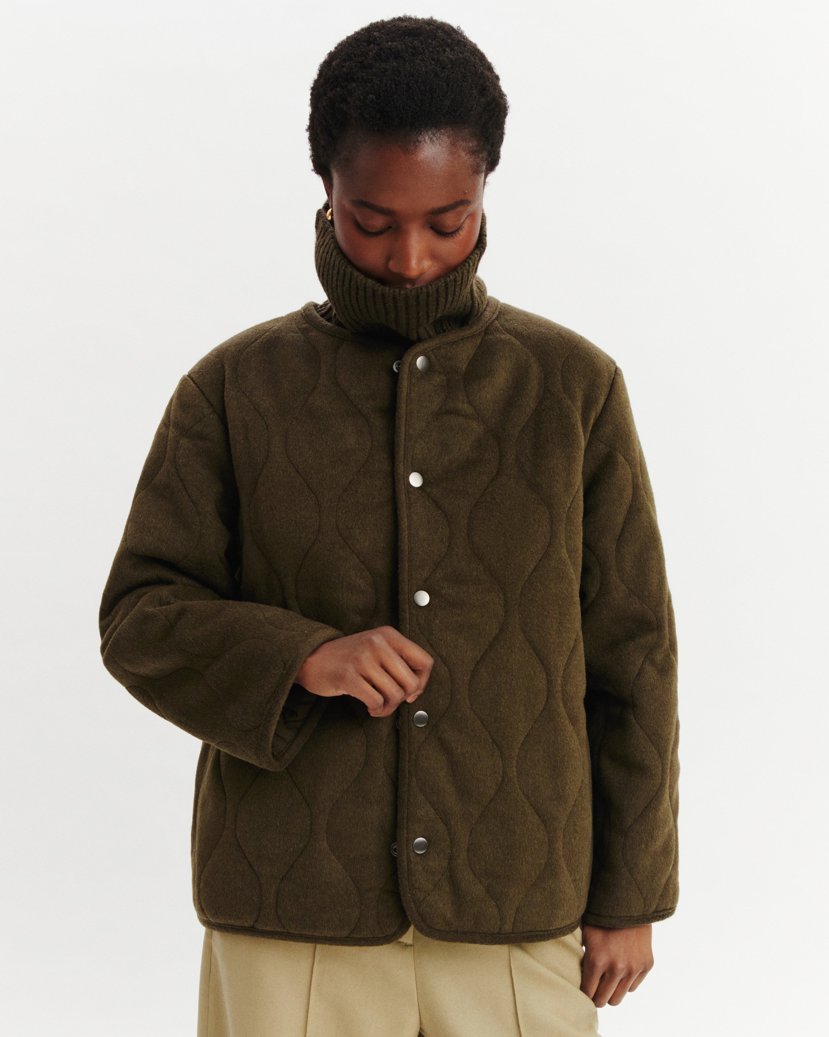 Blouson matelassé réversible