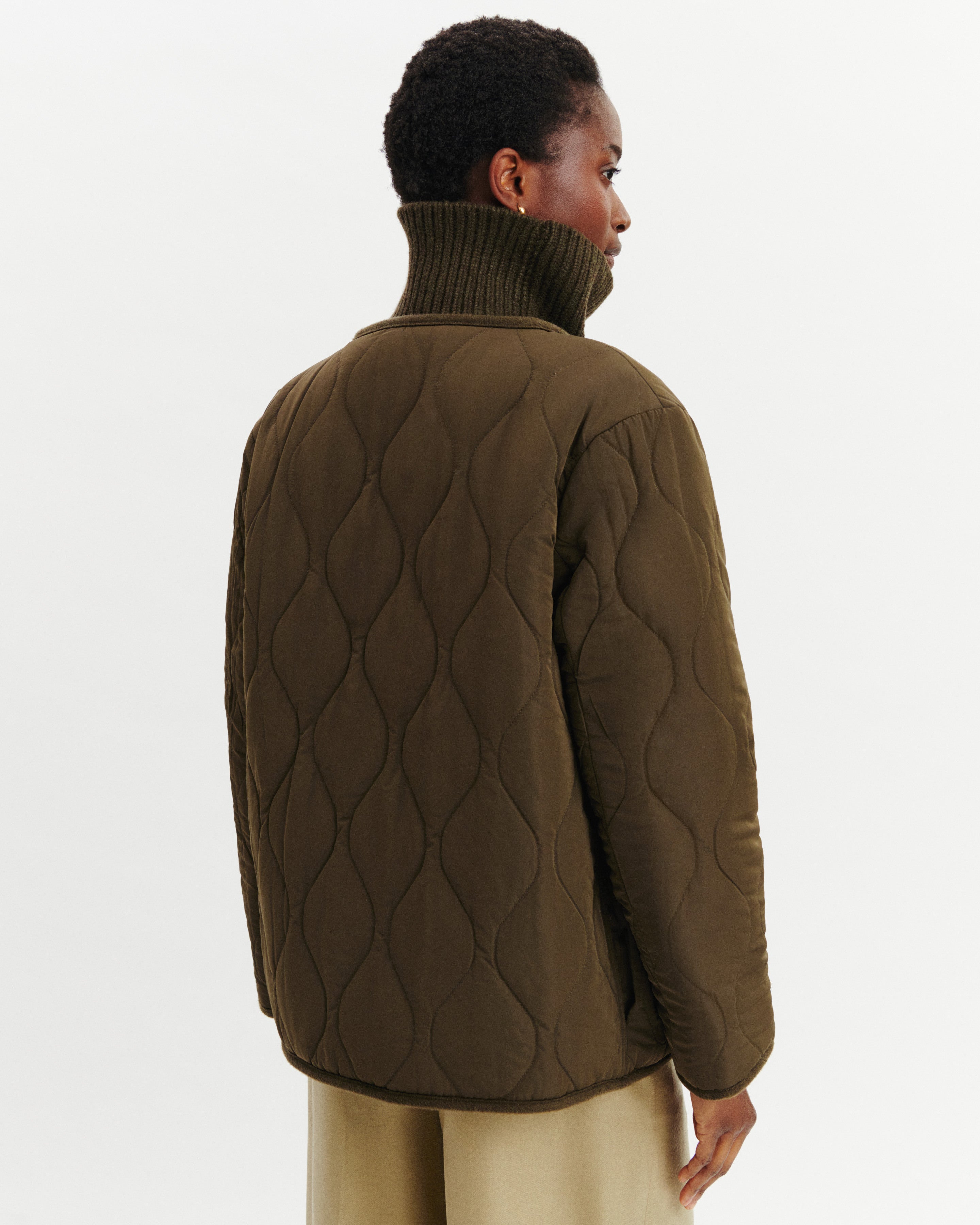Blouson matelassé réversible