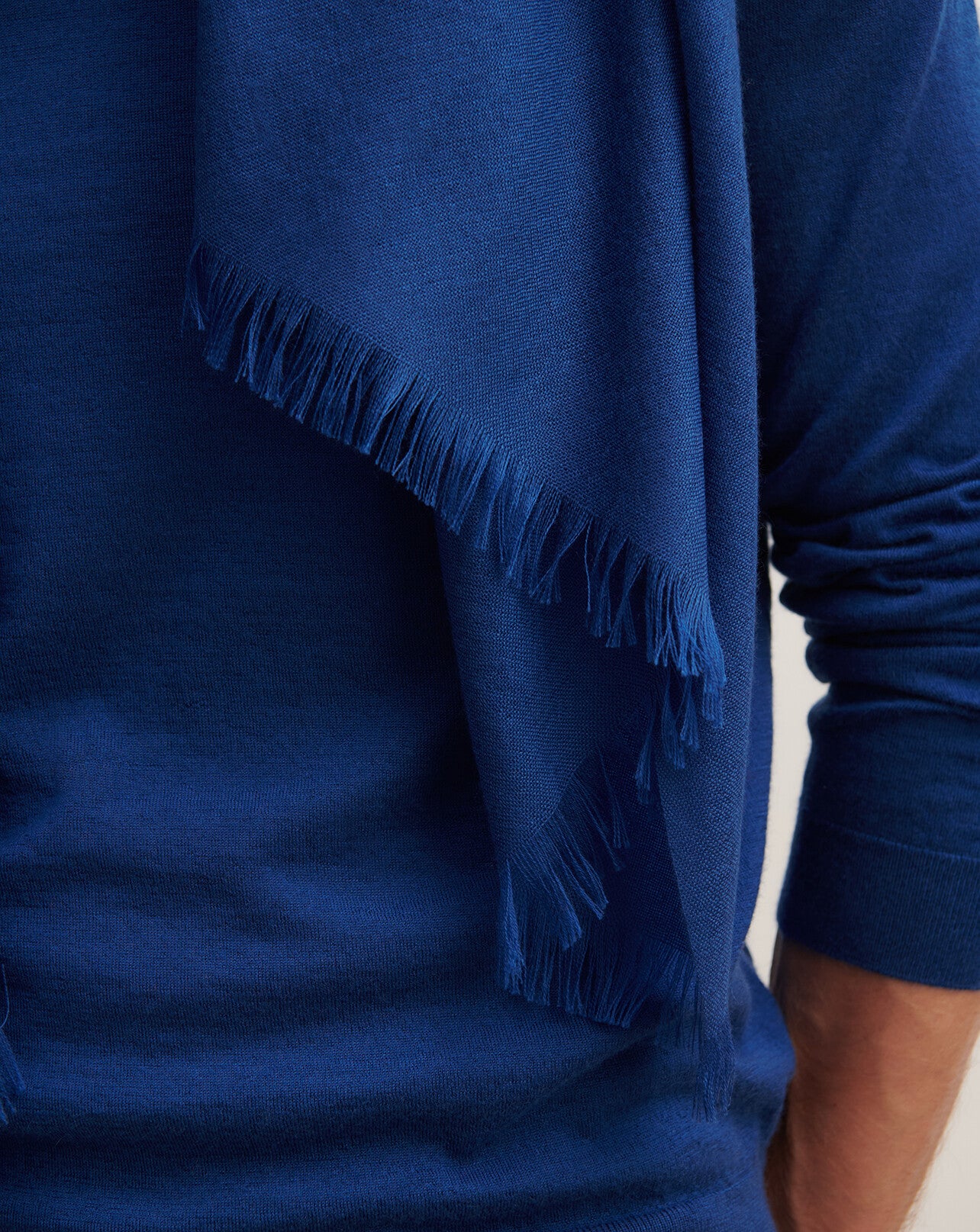 Voile stole in Cashmere Mix niagara | Eric Bompard
