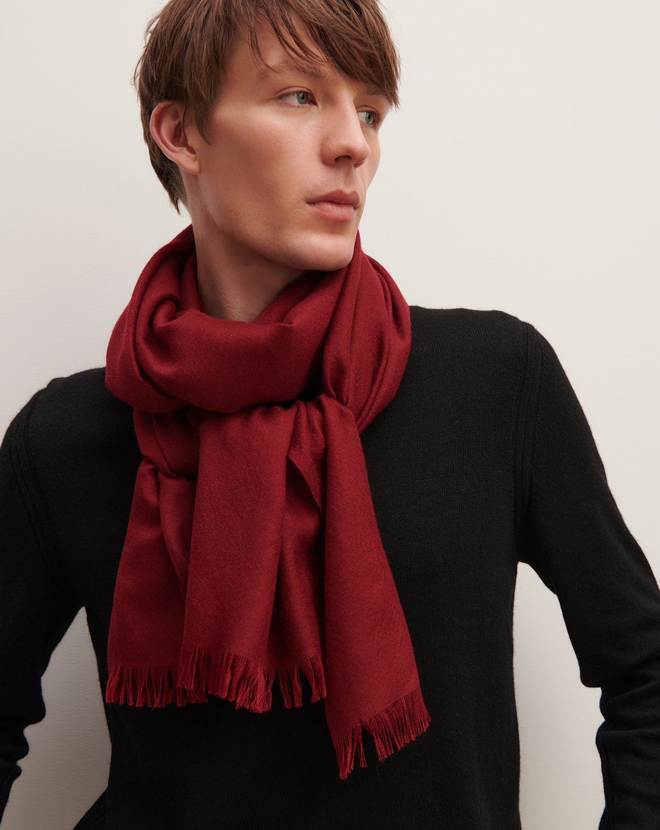 Voile stole in Cashmere Mix carmen | Eric Bompard