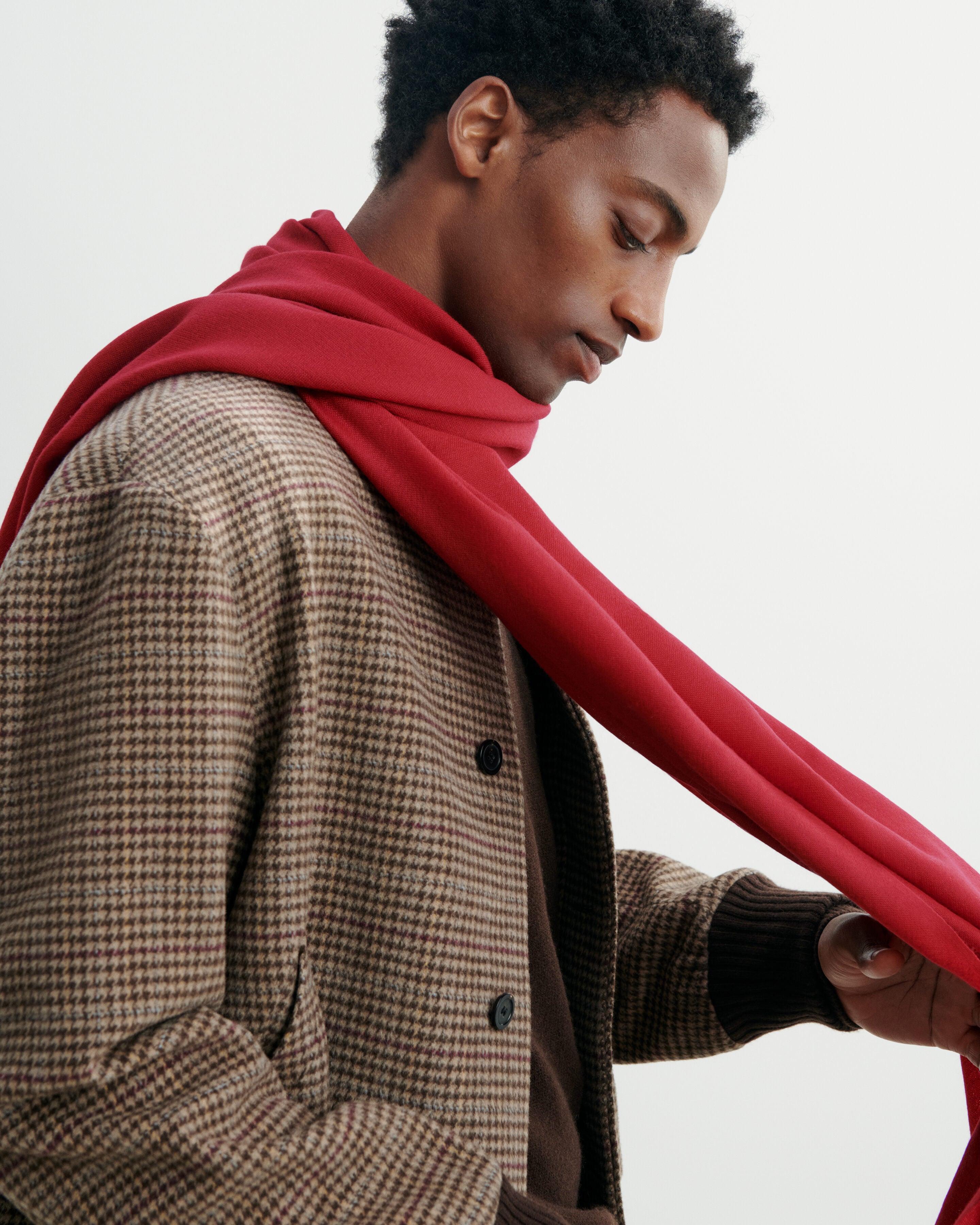 Etole en voile-ROUGE TANGO-100% cachemire