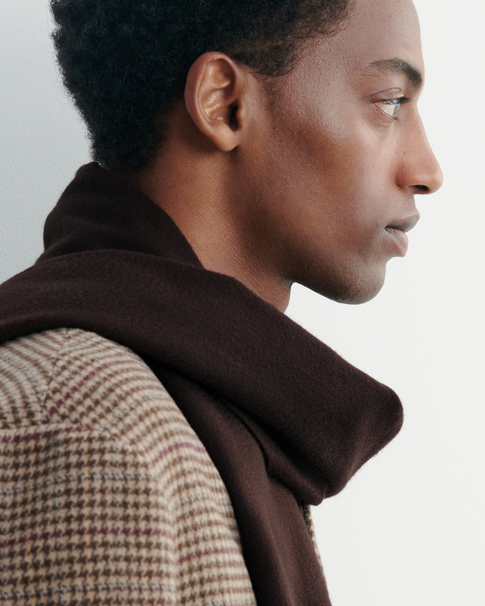 Echarpe classique EB-CHOCOLAT-100% cachemire