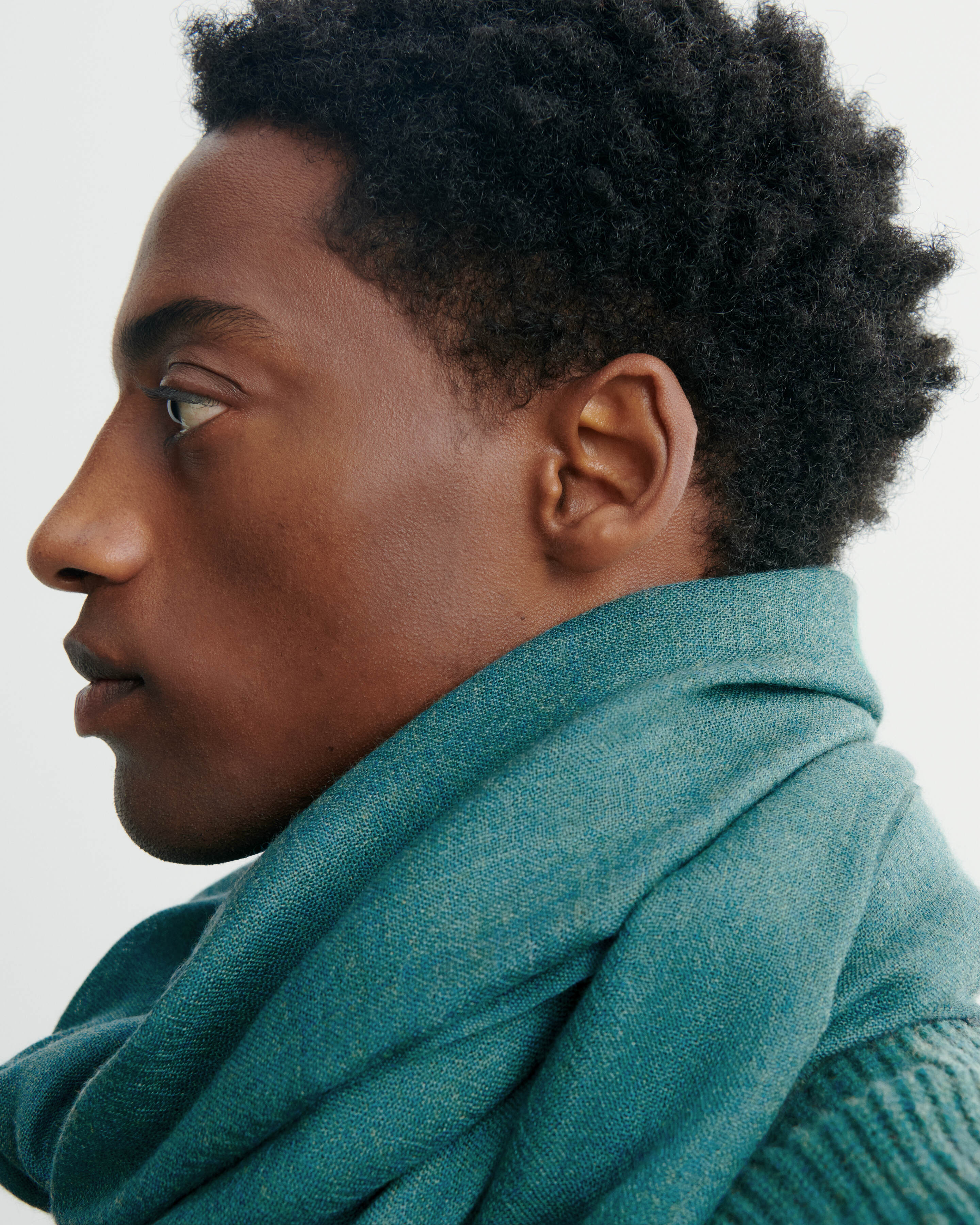 Maxi étole en voile-CEDRE-100% cachemire