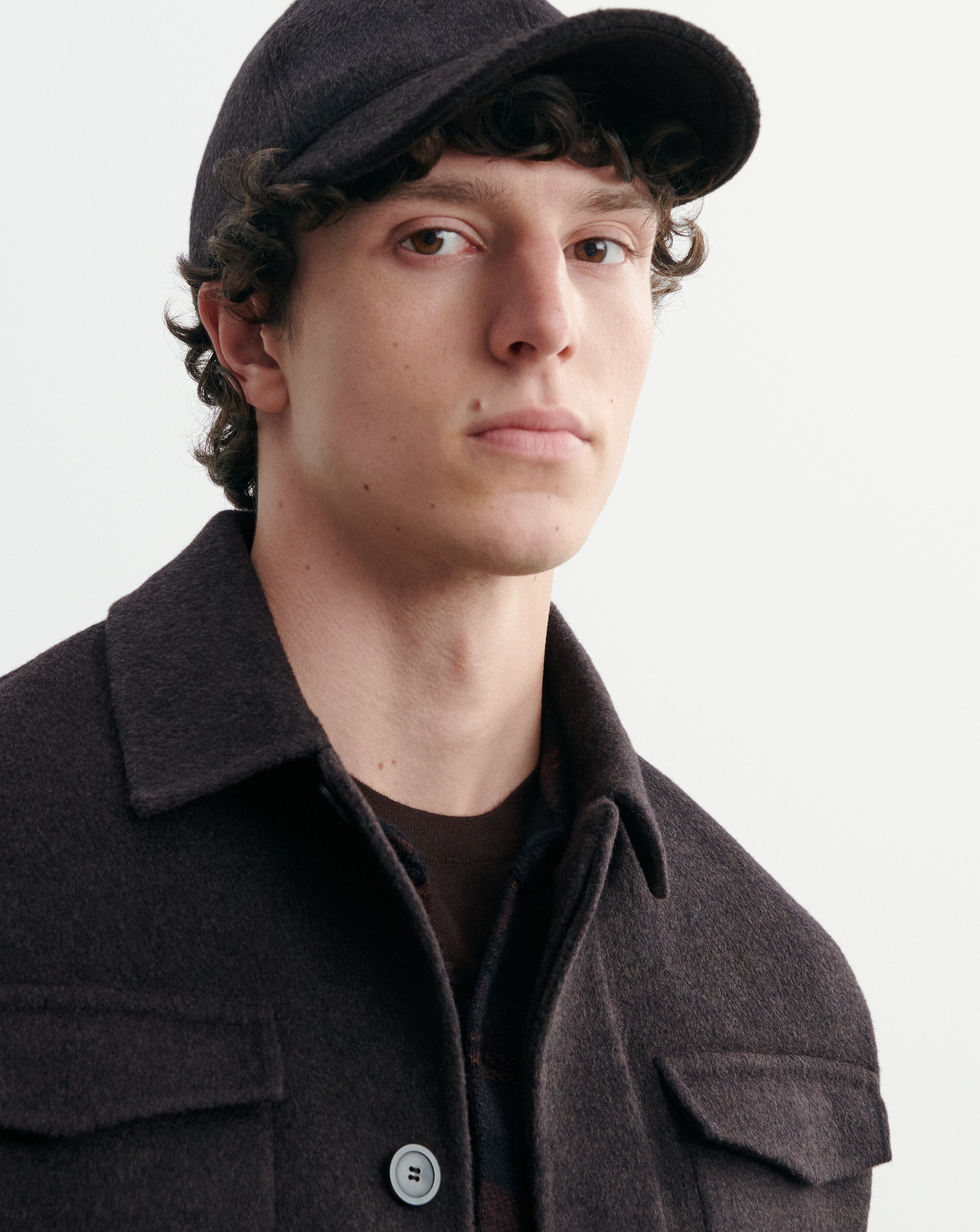 Casquette-WENGE-90% laine 10% cachemire