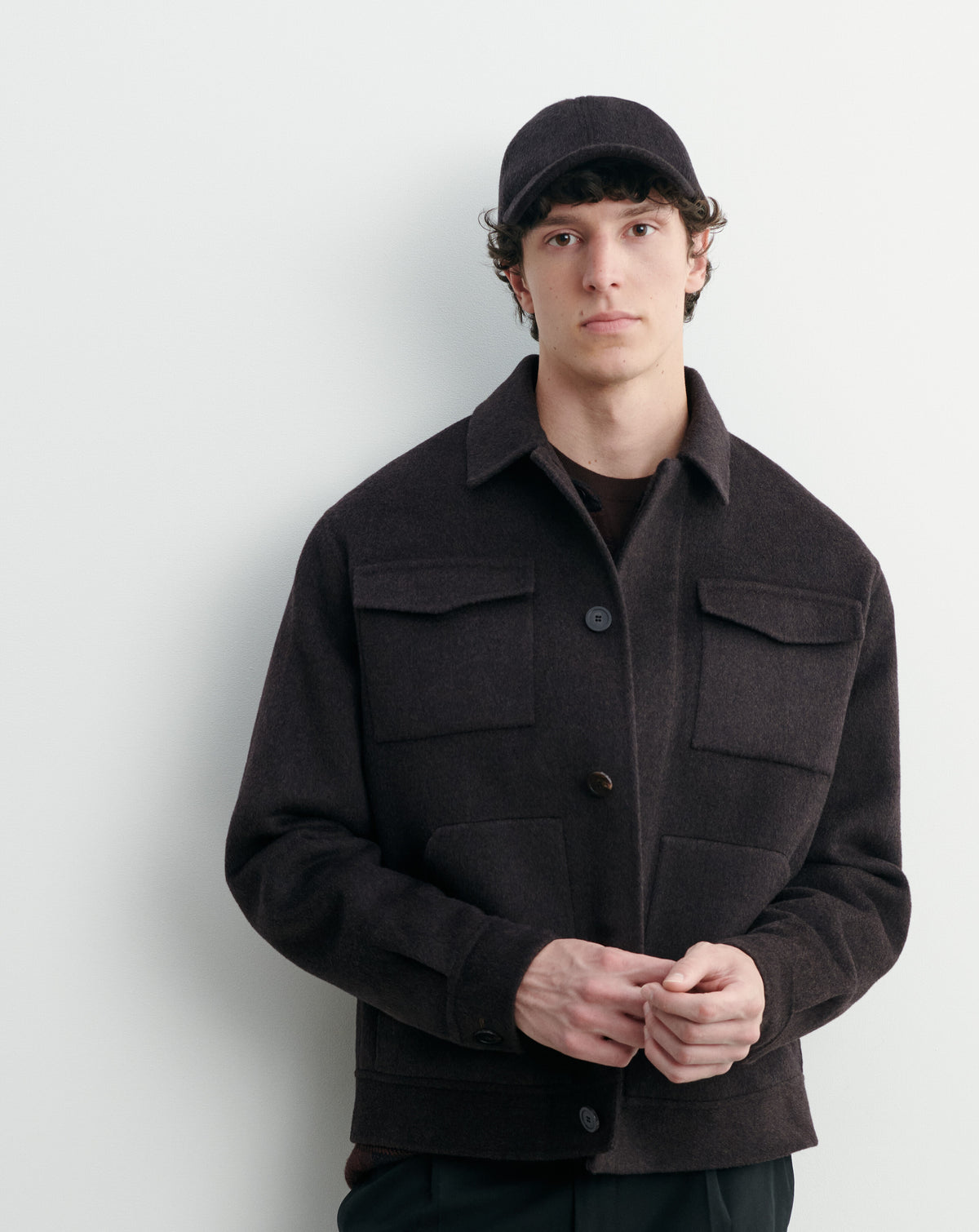 Casquette-WENGE-90% laine 10% cachemire