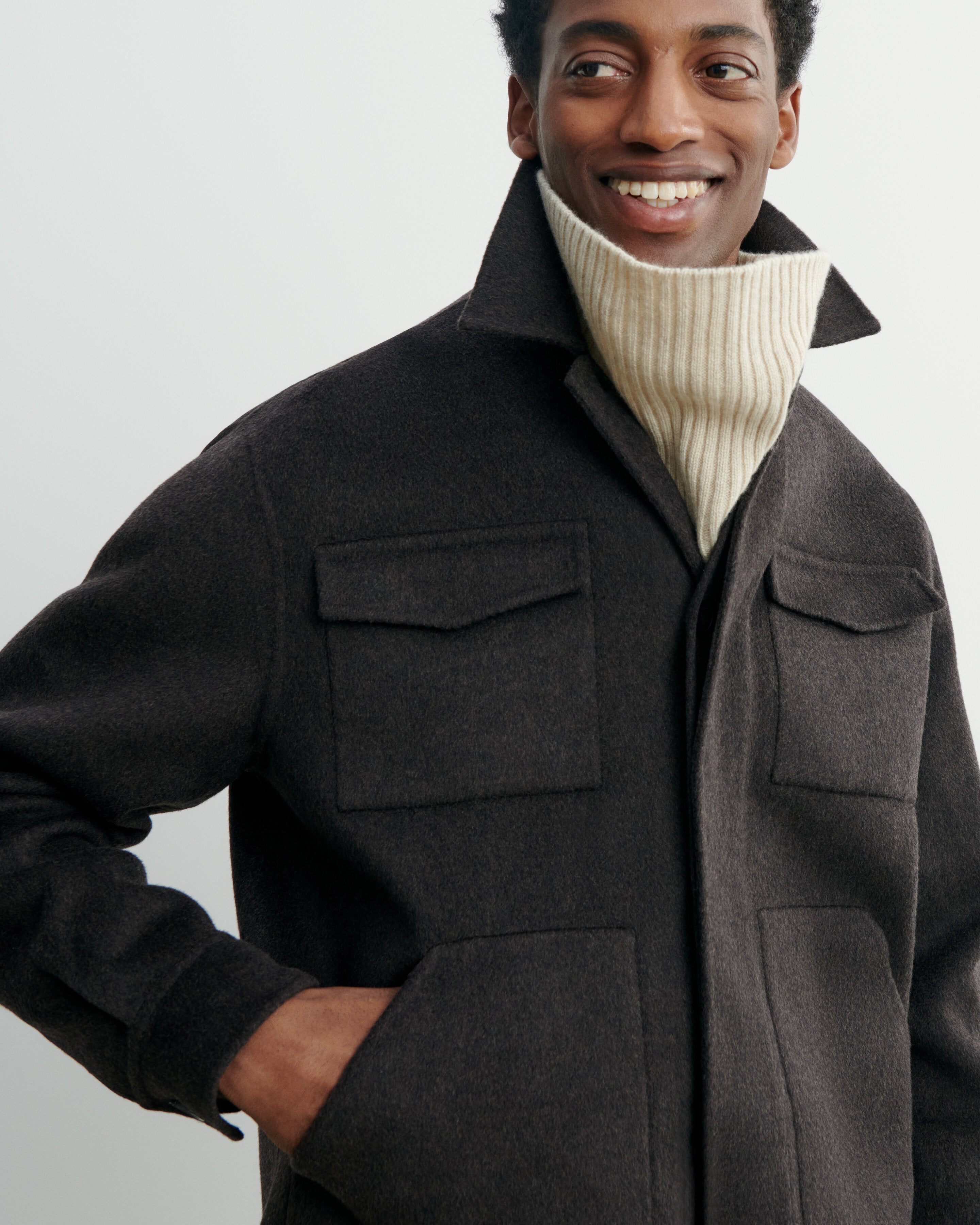 Tour de cou à côtes-AVOINE-100% cachemire