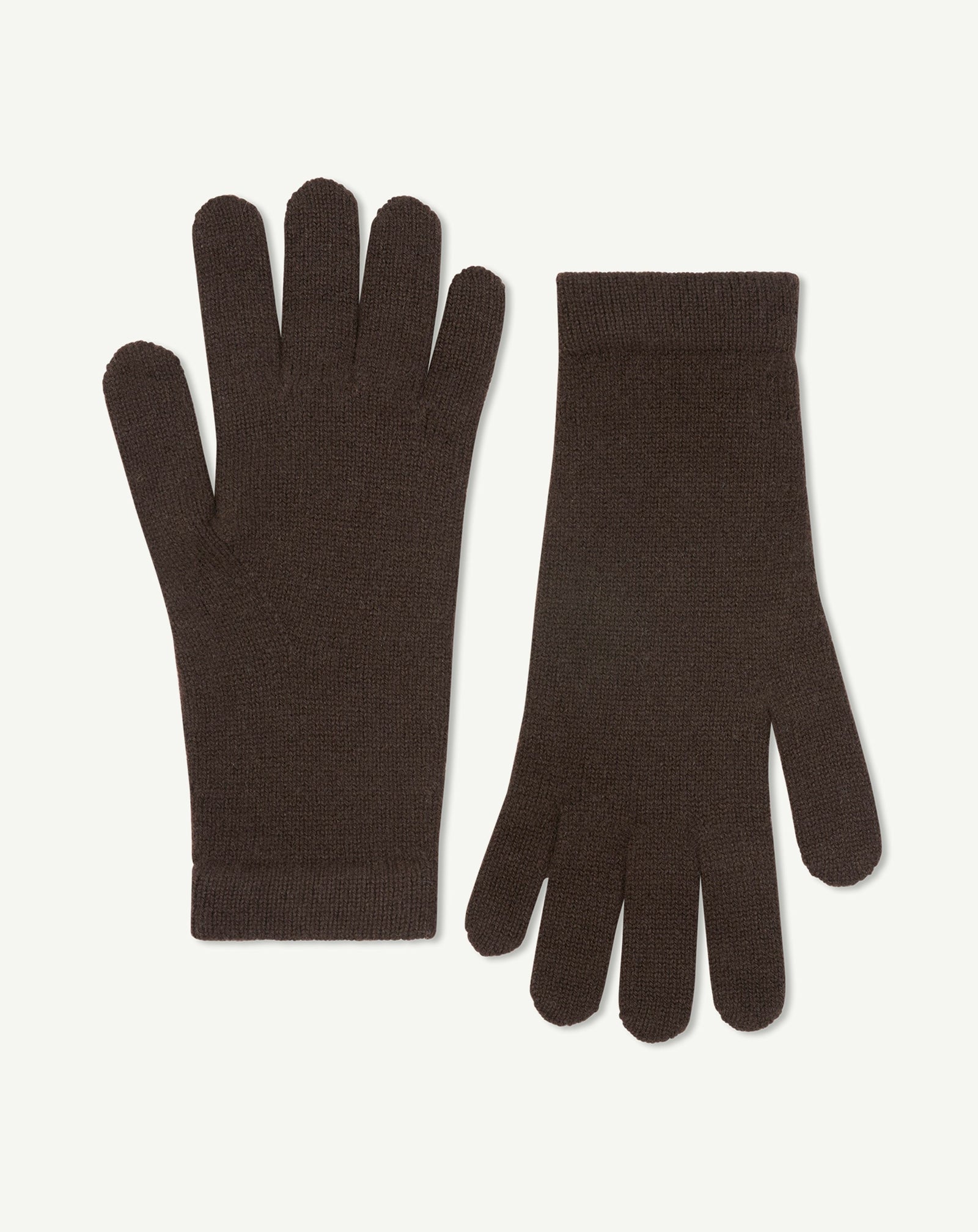 Gants homme-CHOCOLAT-100% cachemire