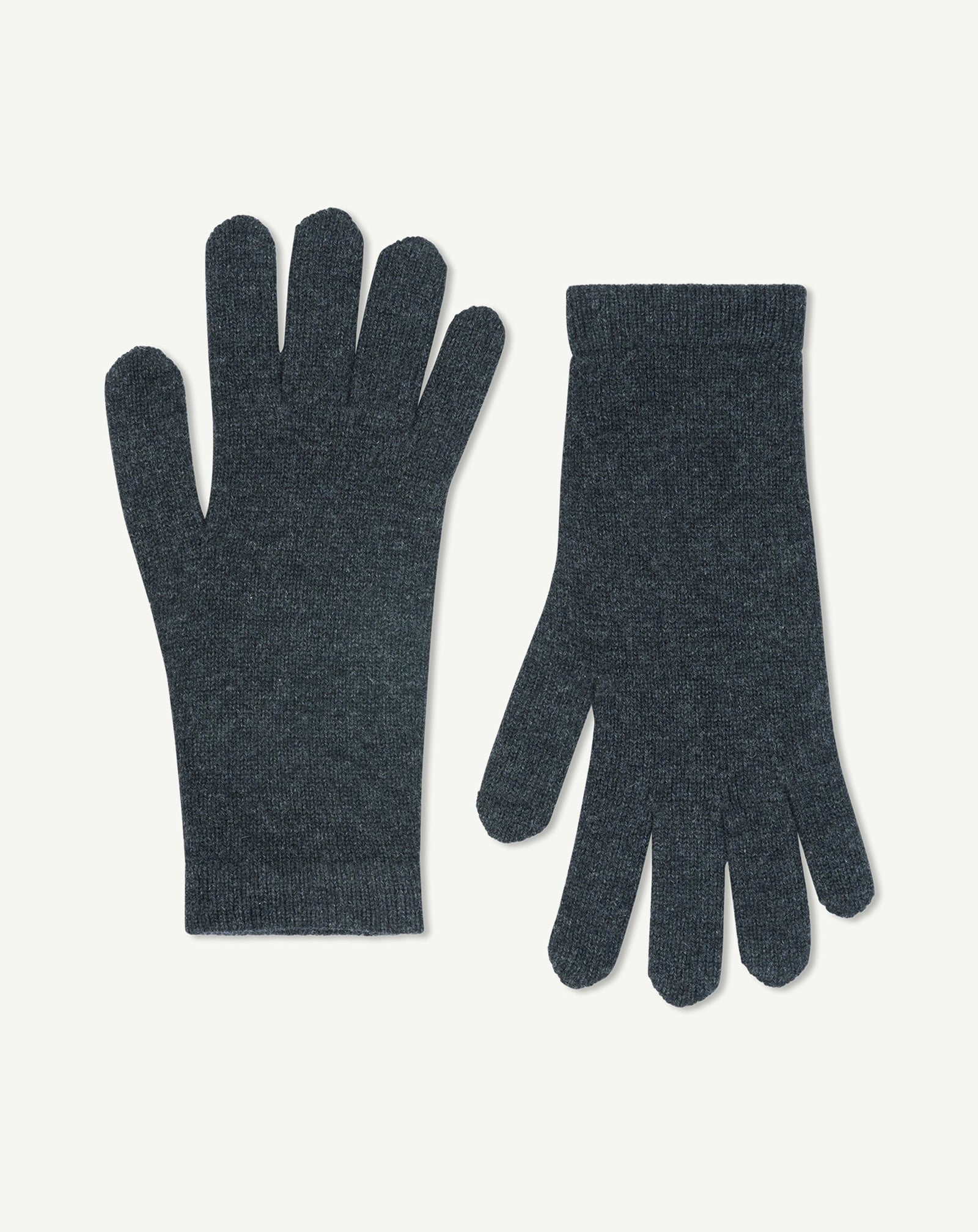 Gants homme-CHARBON-100% cachemire