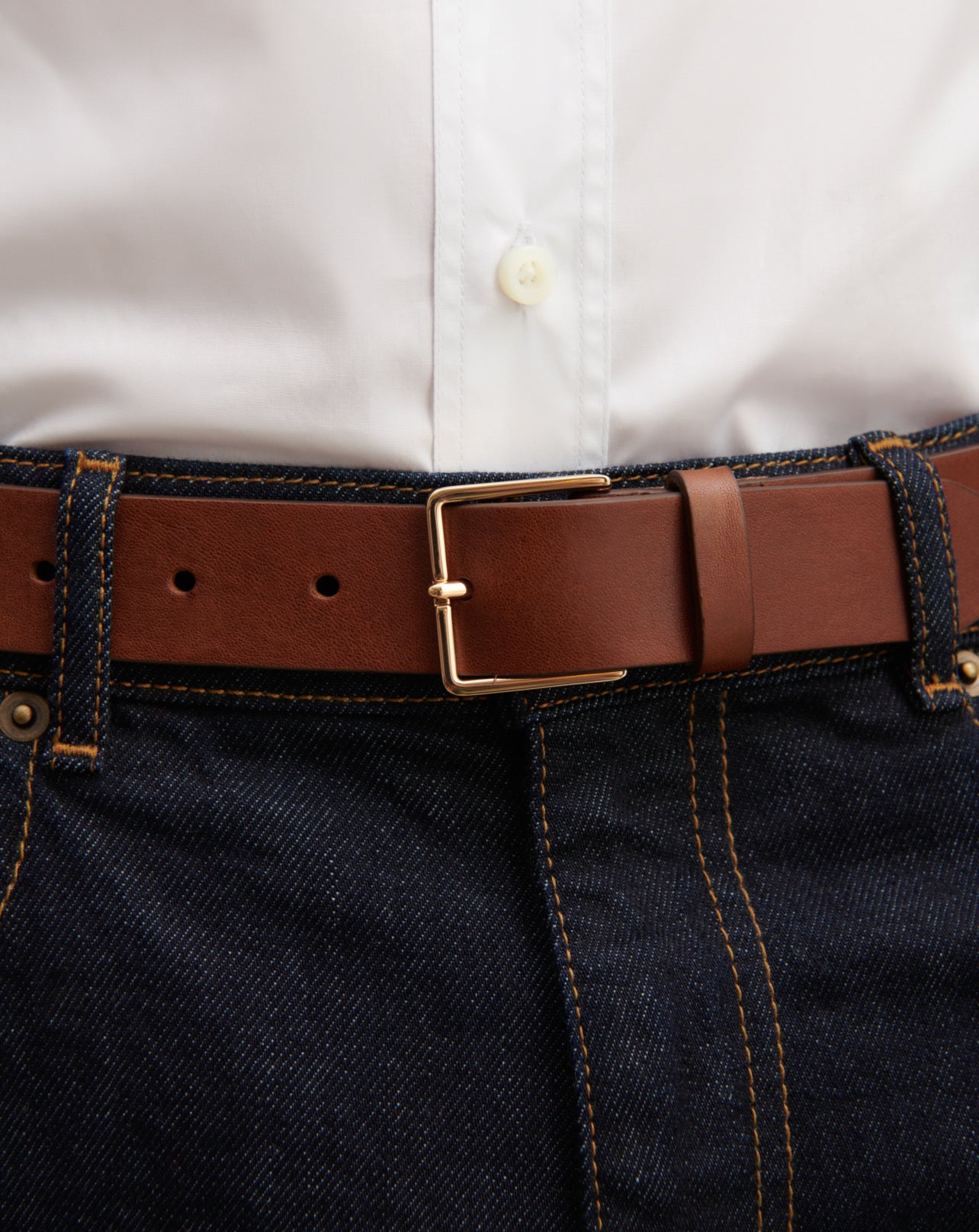 Ceinture-BROWN-100% cuir