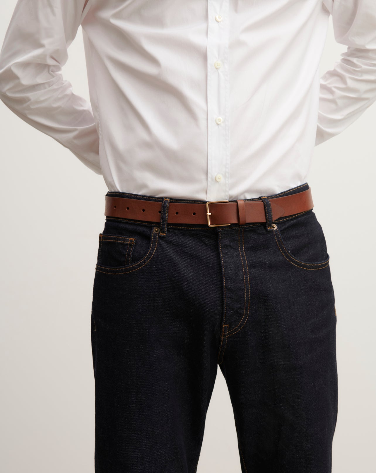 Ceinture-BROWN-100% cuir