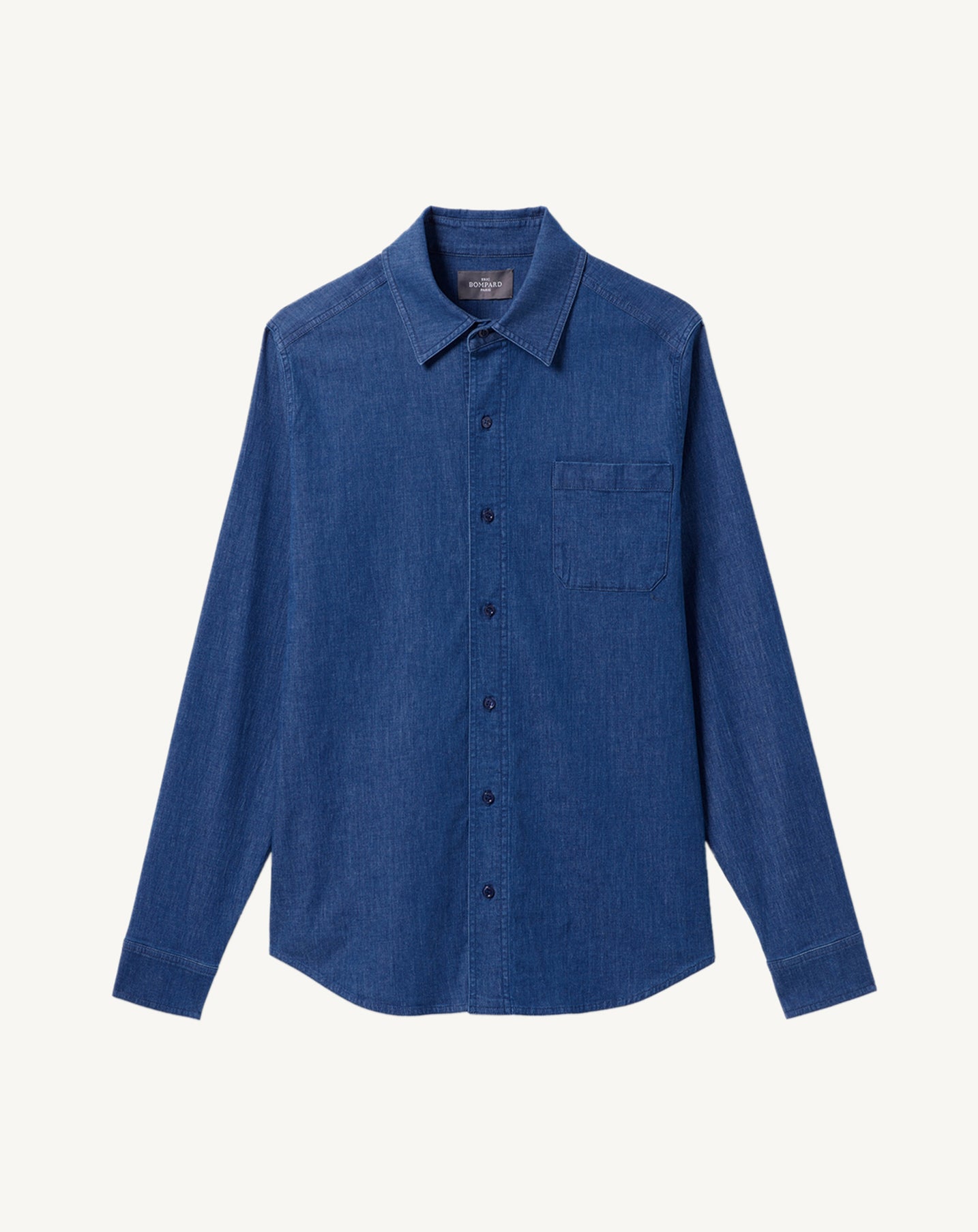 Chemise denim ample-DENIM BLUE-98% COTON 2% ELASTHANE