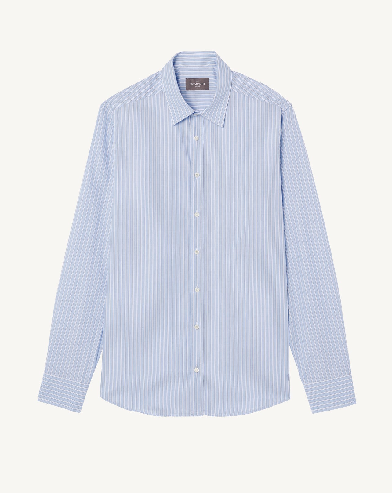 Chemise à rayures-BLANC/BLEU-100% coton