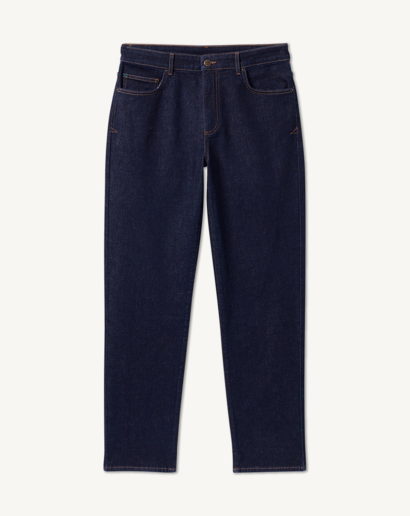 Jean denim brut-INDIGO BLUE-98% COTON 2% ELASTHANE