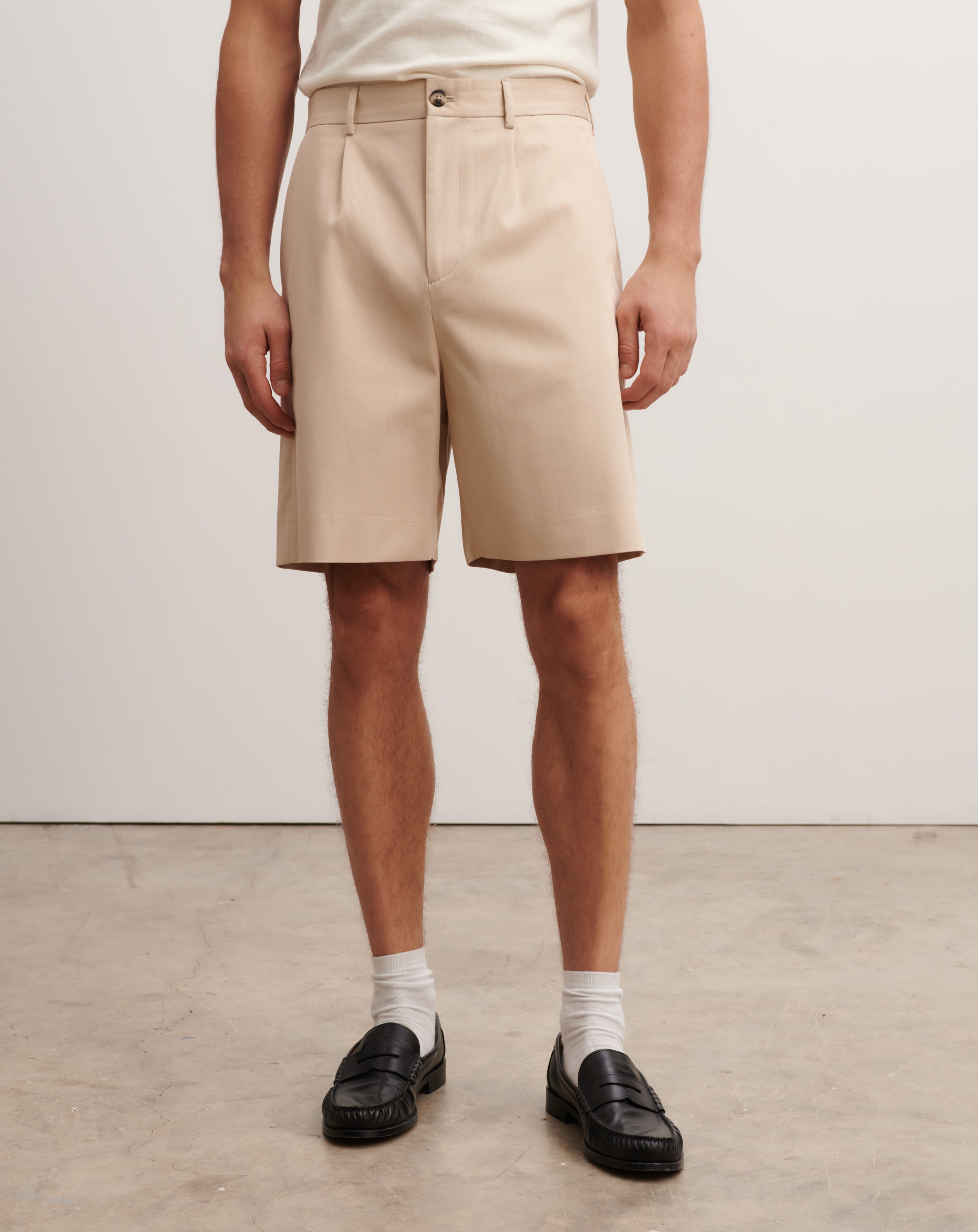 Bermuda en twill-PAMPAS-100% coton