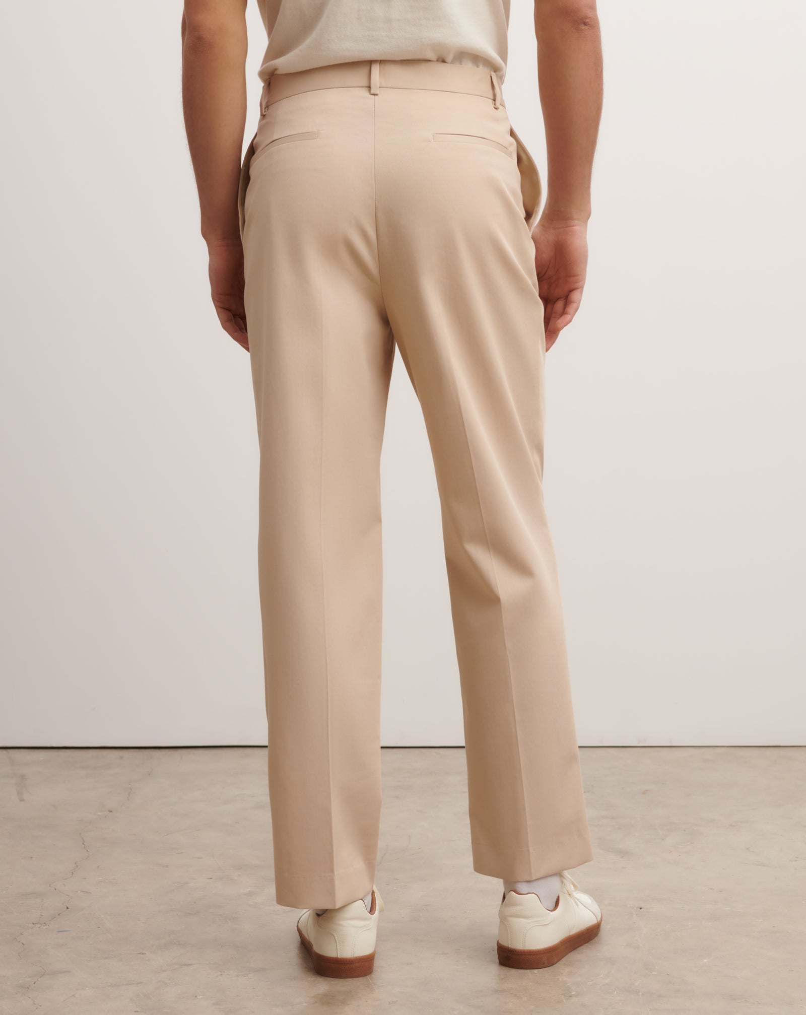 Pantalon à plis-PAMPAS-100% coton