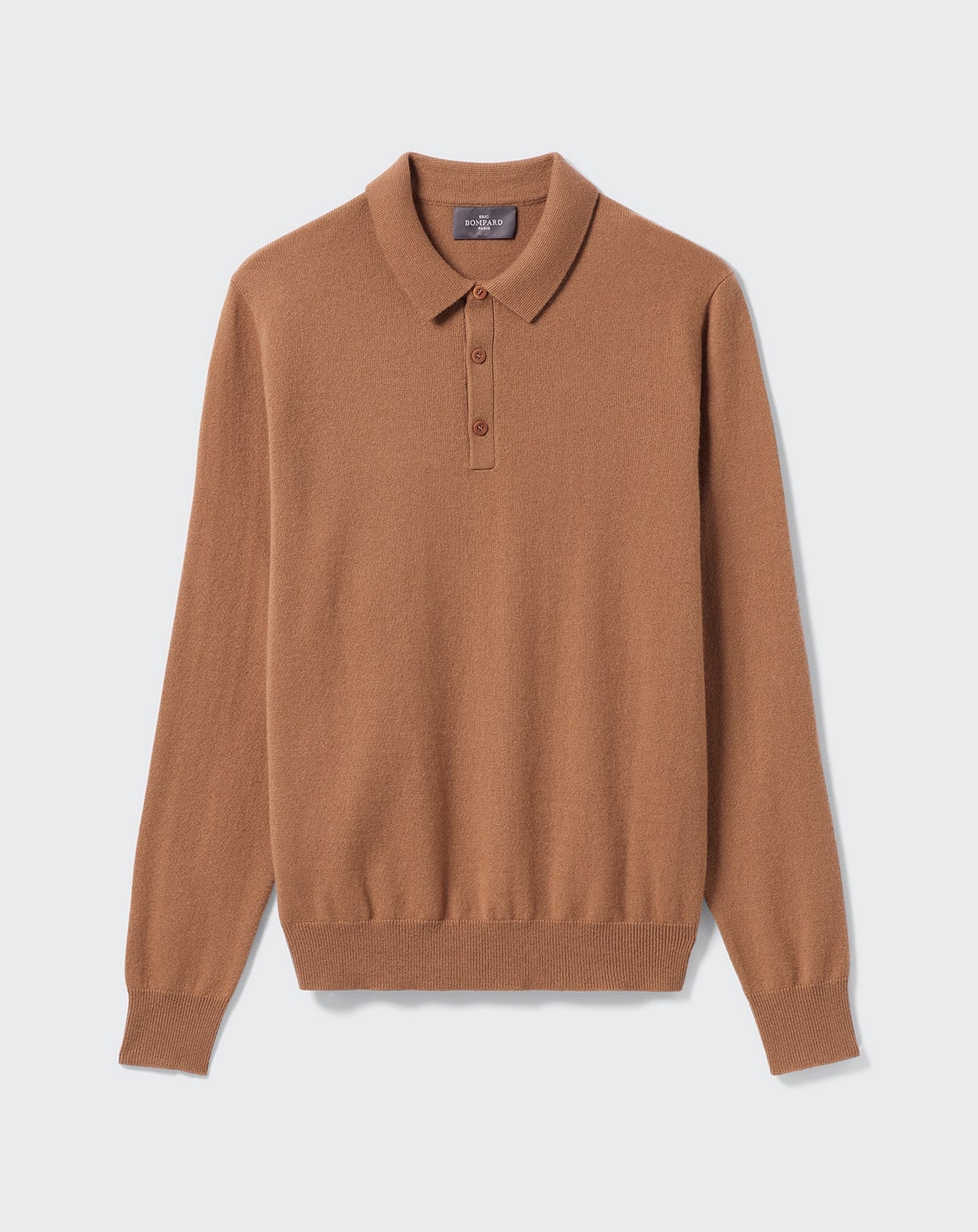 Polo à boutons-VICUNA-100% CACHEMIRE