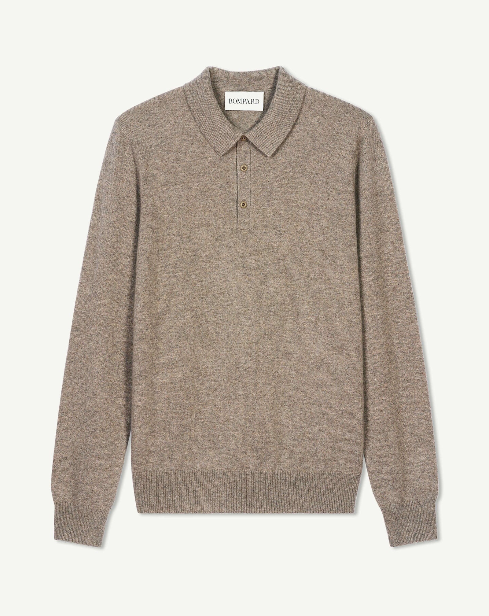 Polo manches longues-MILLET-100% cachemire