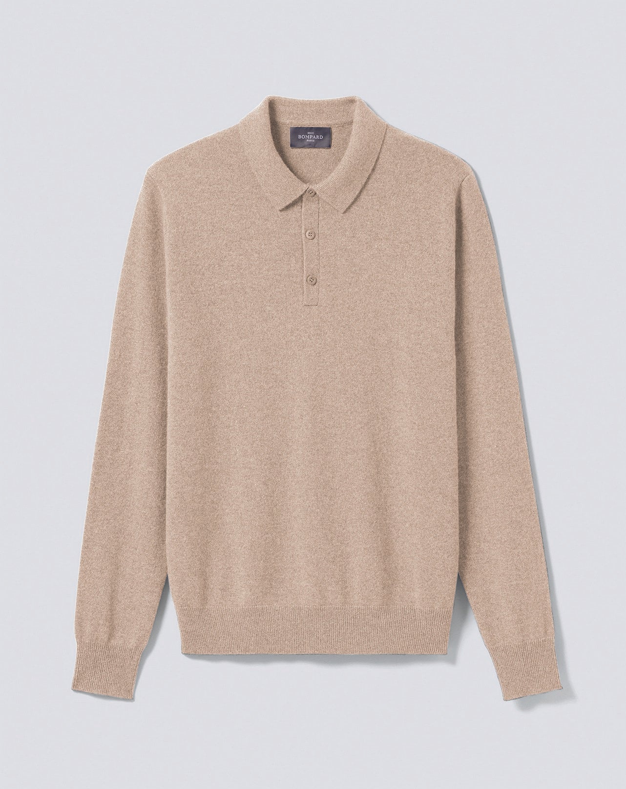 Polo à boutons-AVOINE-100% CACHEMIRE