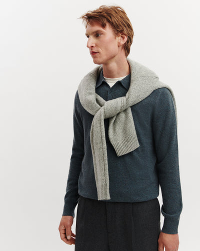 Polo Colin-BLEU GRANIT-100% cachemire