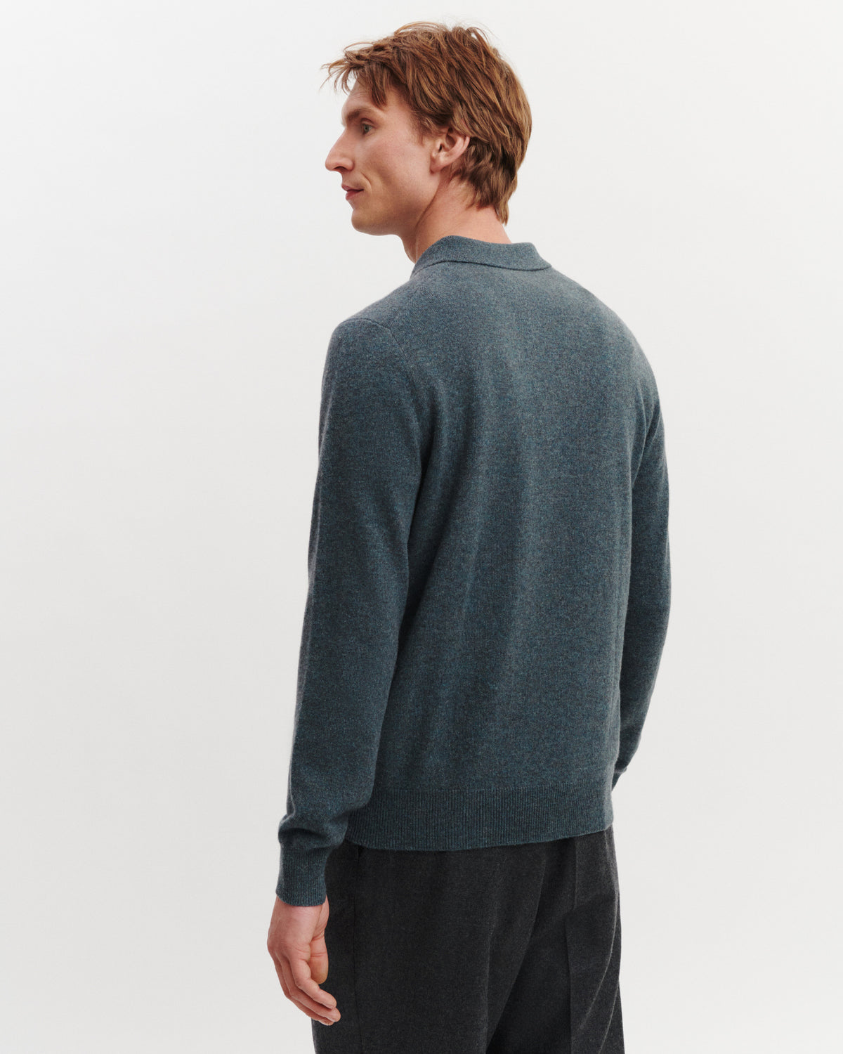 Polo Colin-BLEU GRANIT-100% cachemire